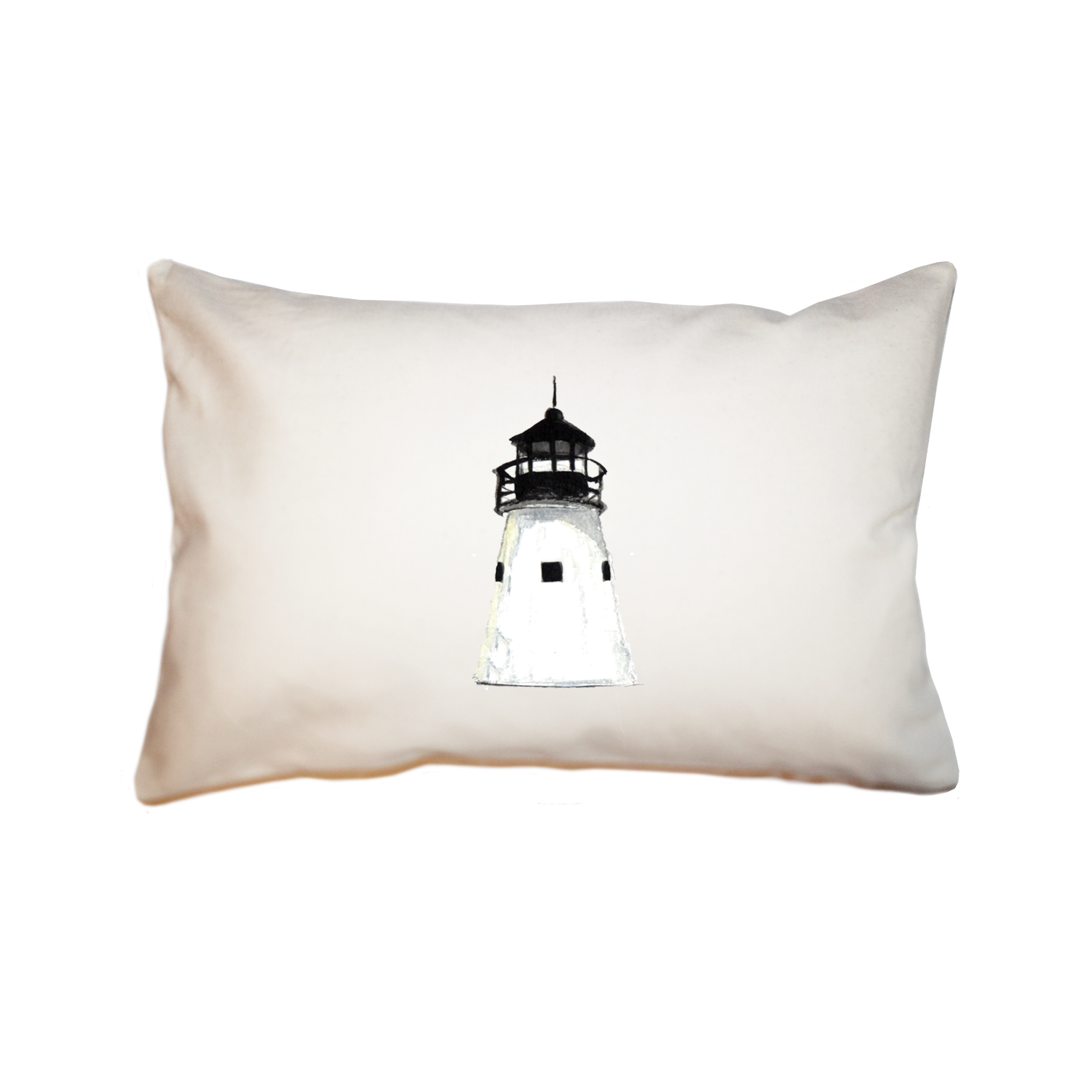 lobster point lighthouse ogunqiut large rectangle pillow