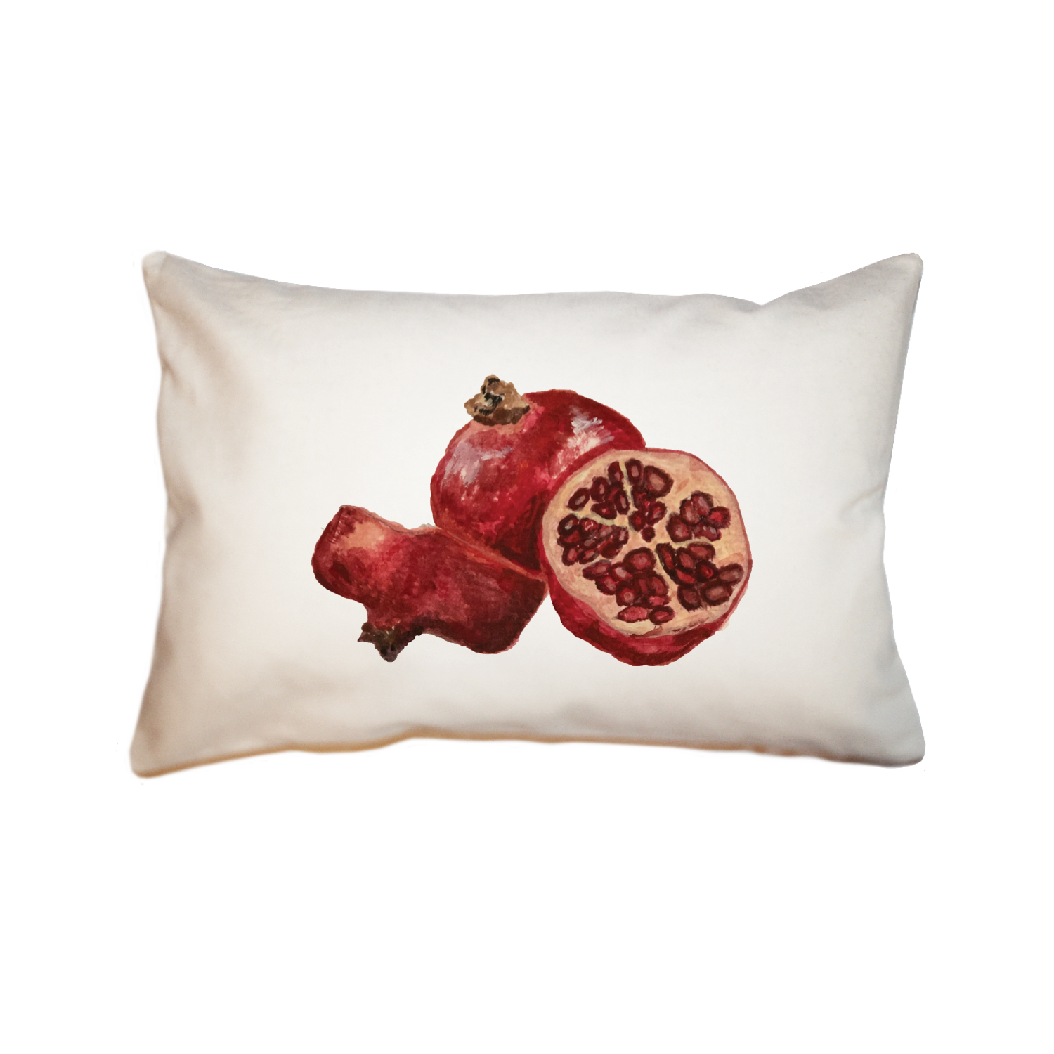 pomegranate large rectangle pillow