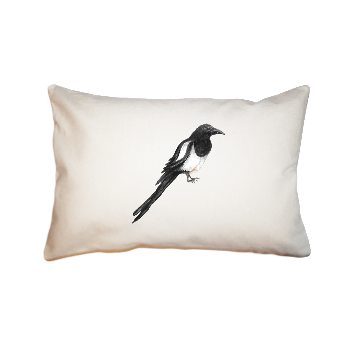 magpie large rectangle pillow