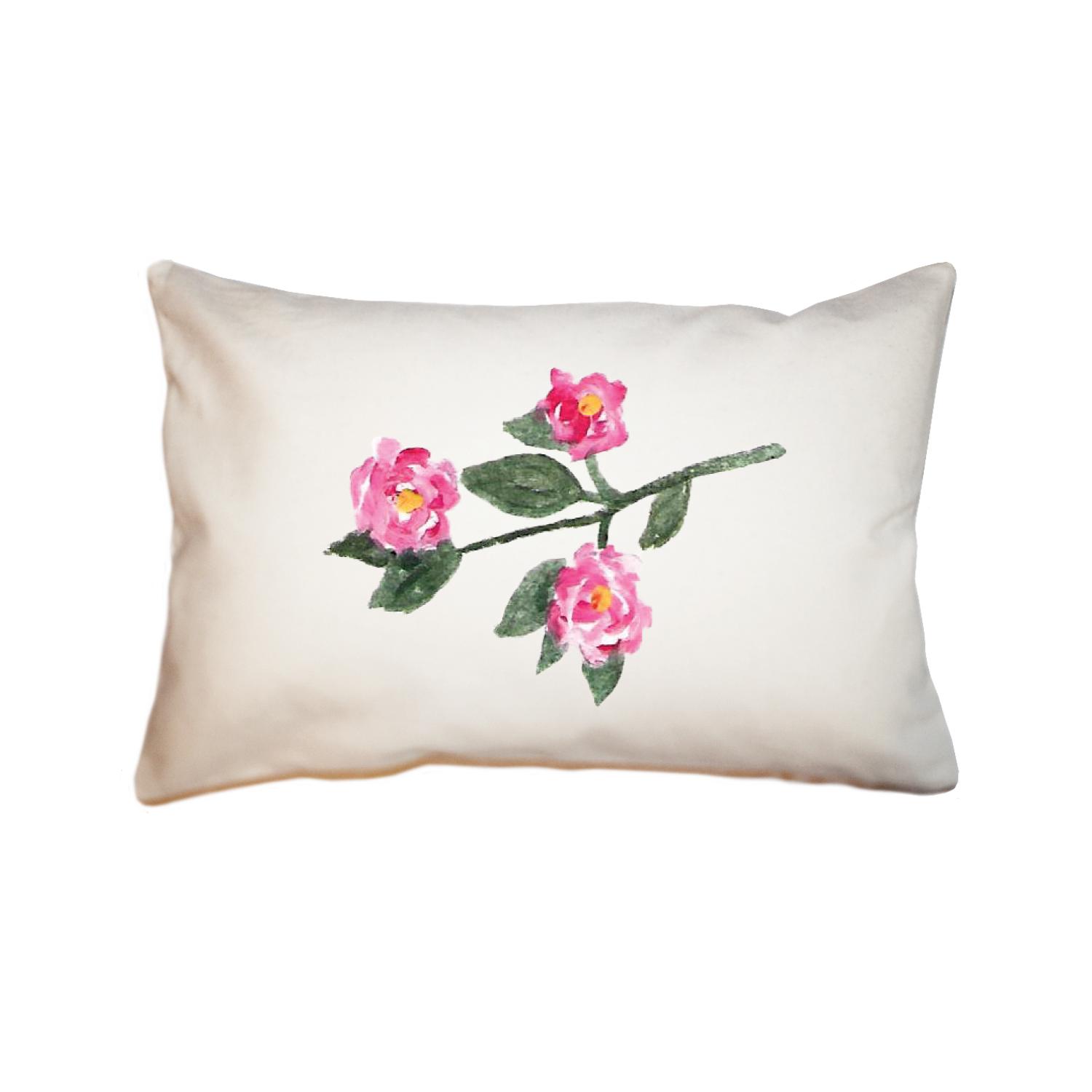 camellia large rectangle pillow