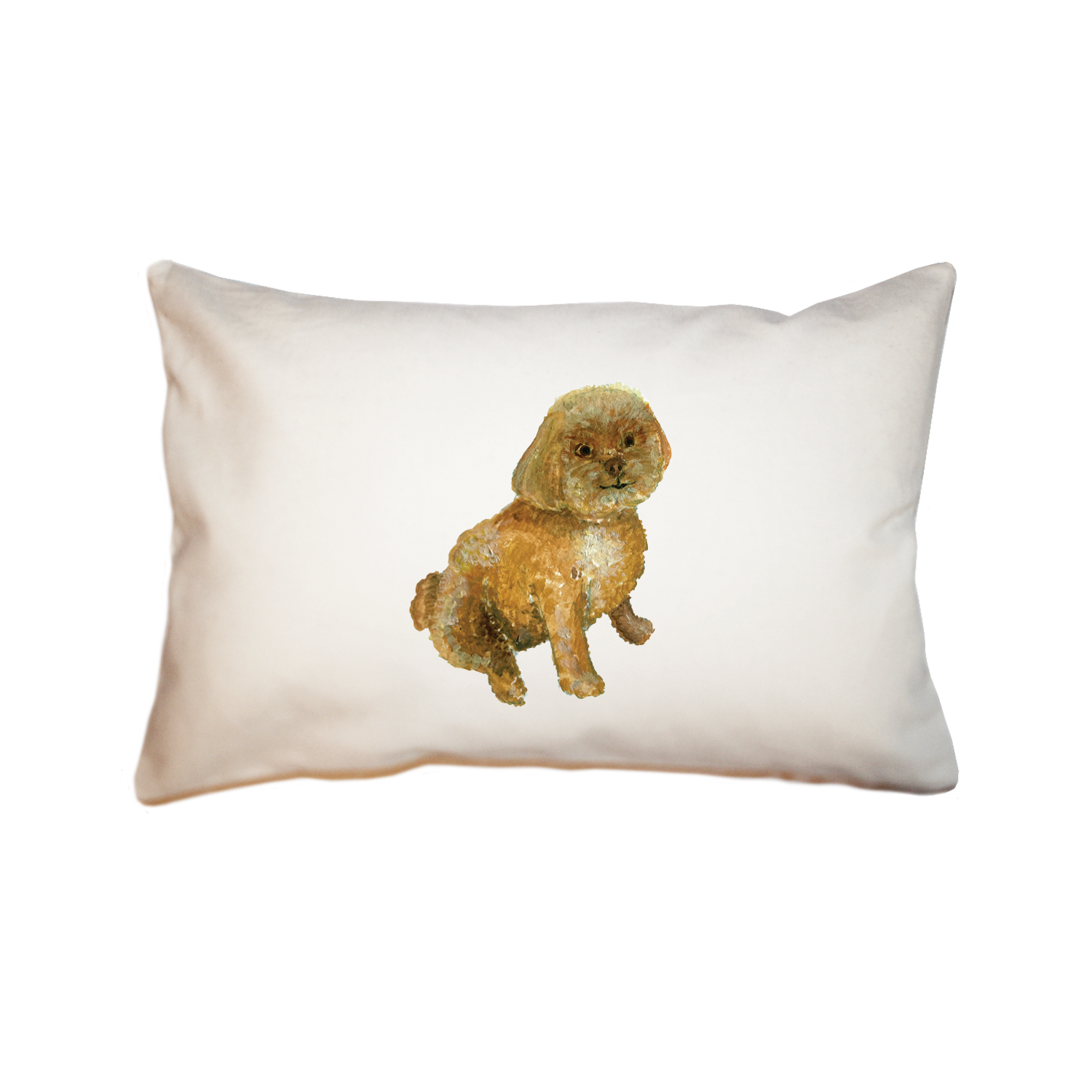 shih poo large rectangle pillow