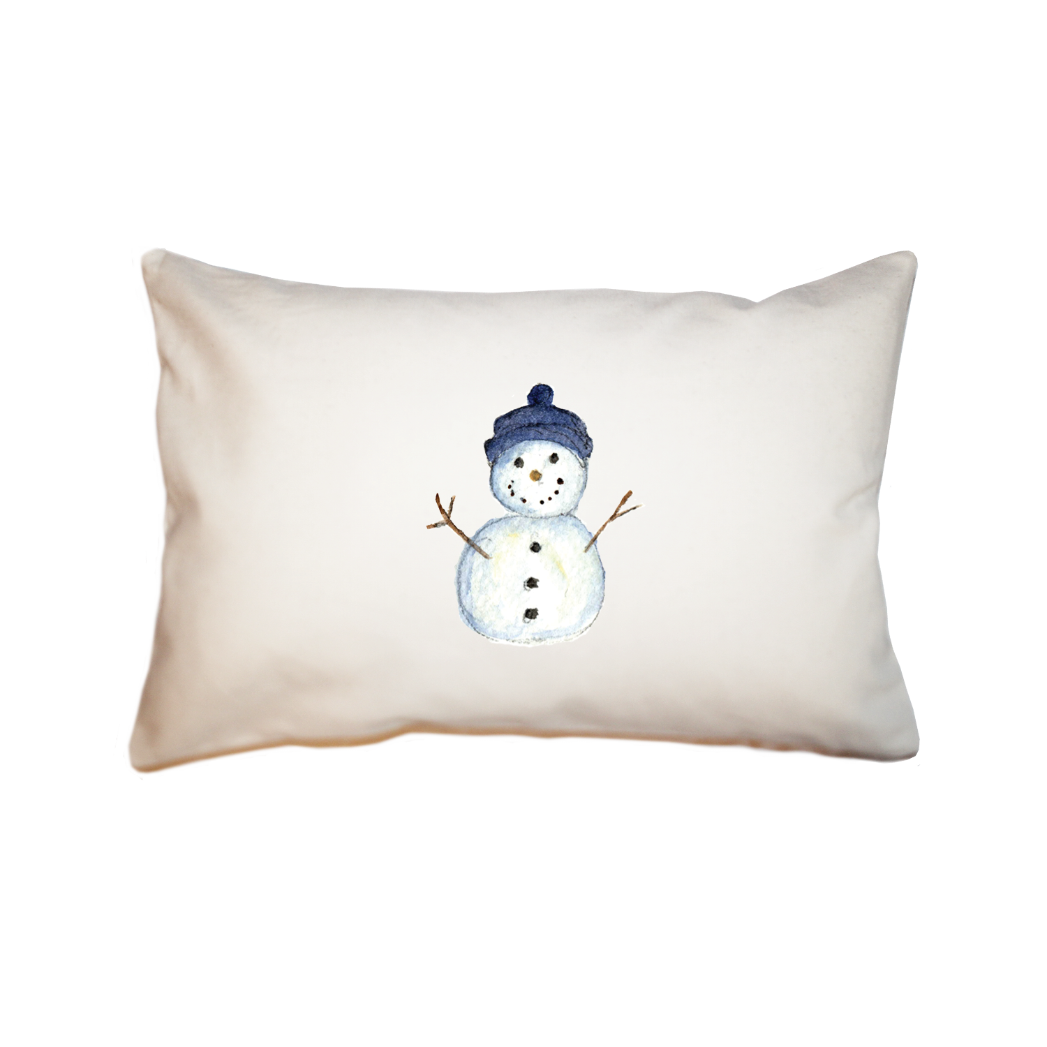 snowman baby large rectangle pillow