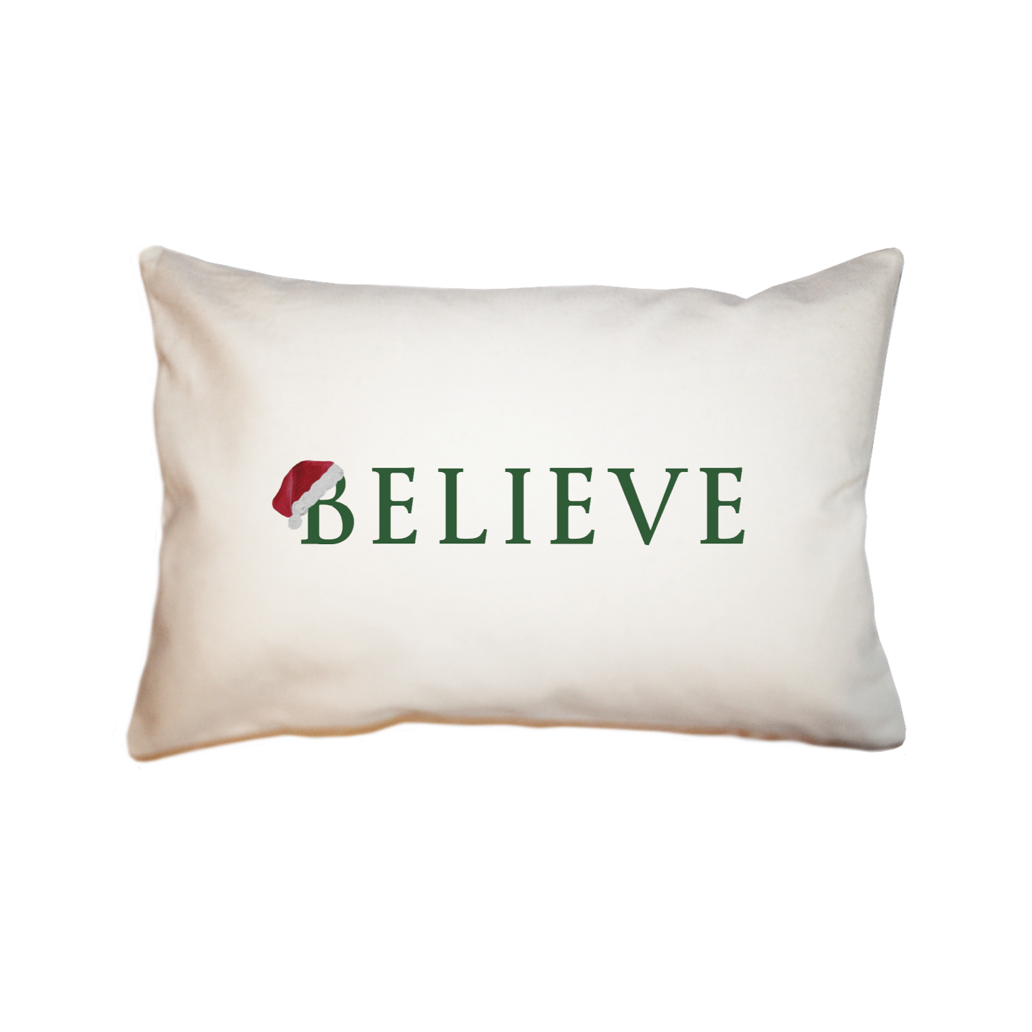 believe large rectangle pillow