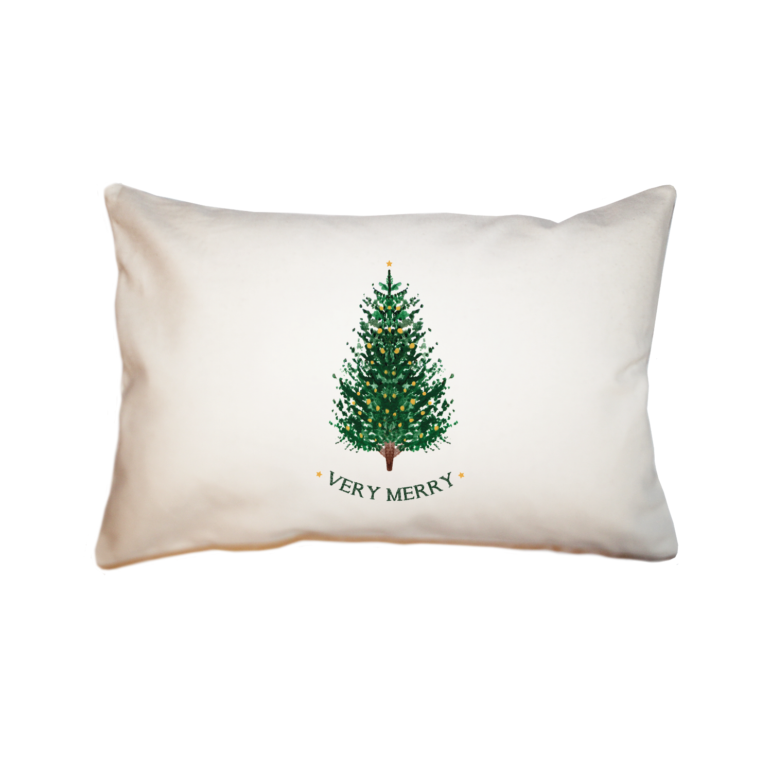 very merry christmas tree large rectangle pillow