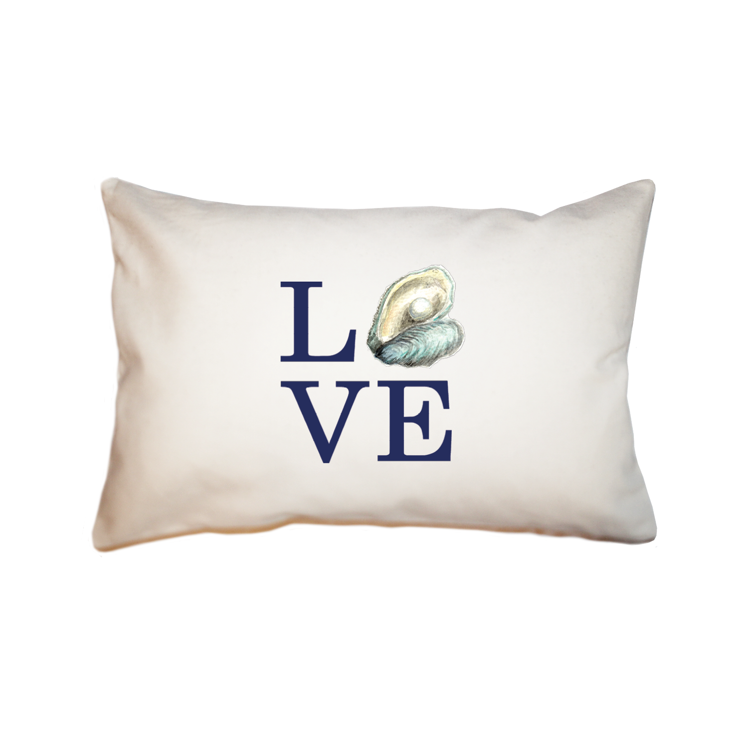 love oyster large rectangle pillow