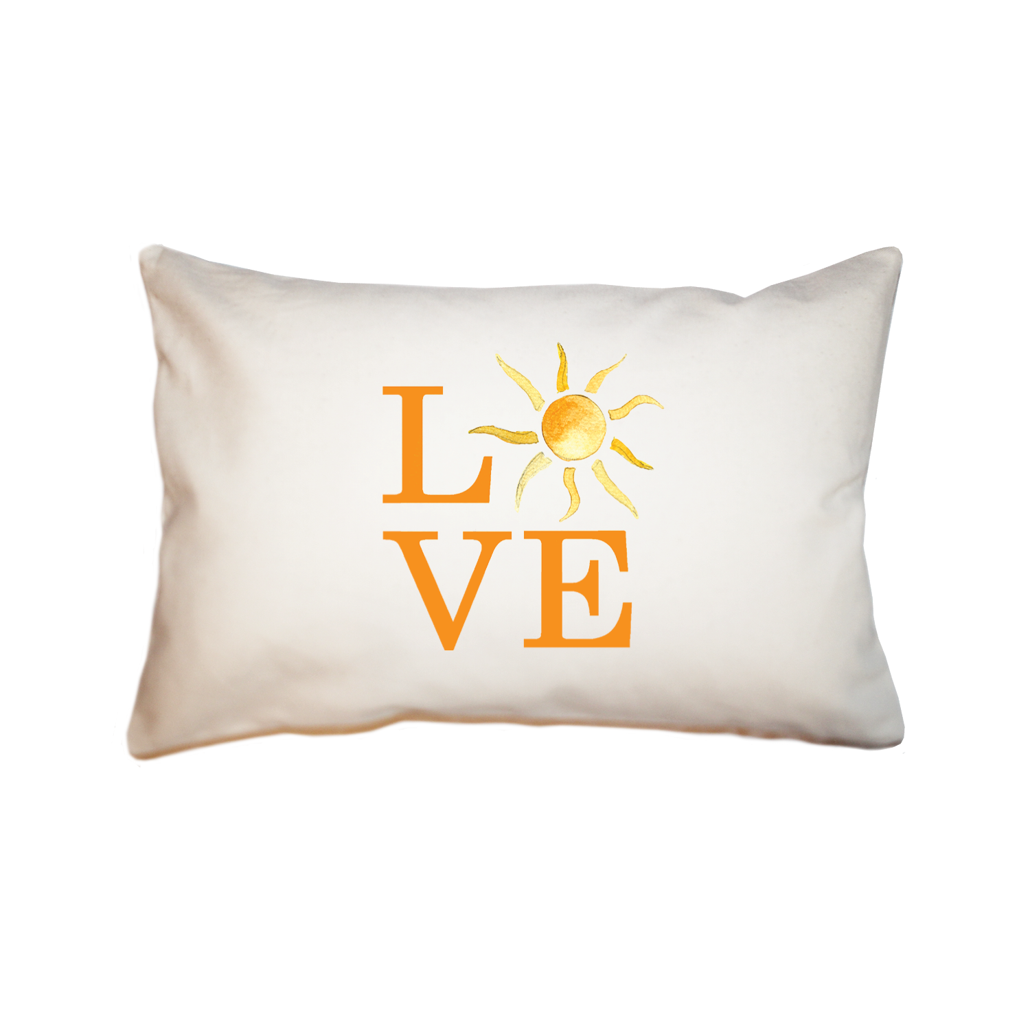 love sun large rectangle pillow