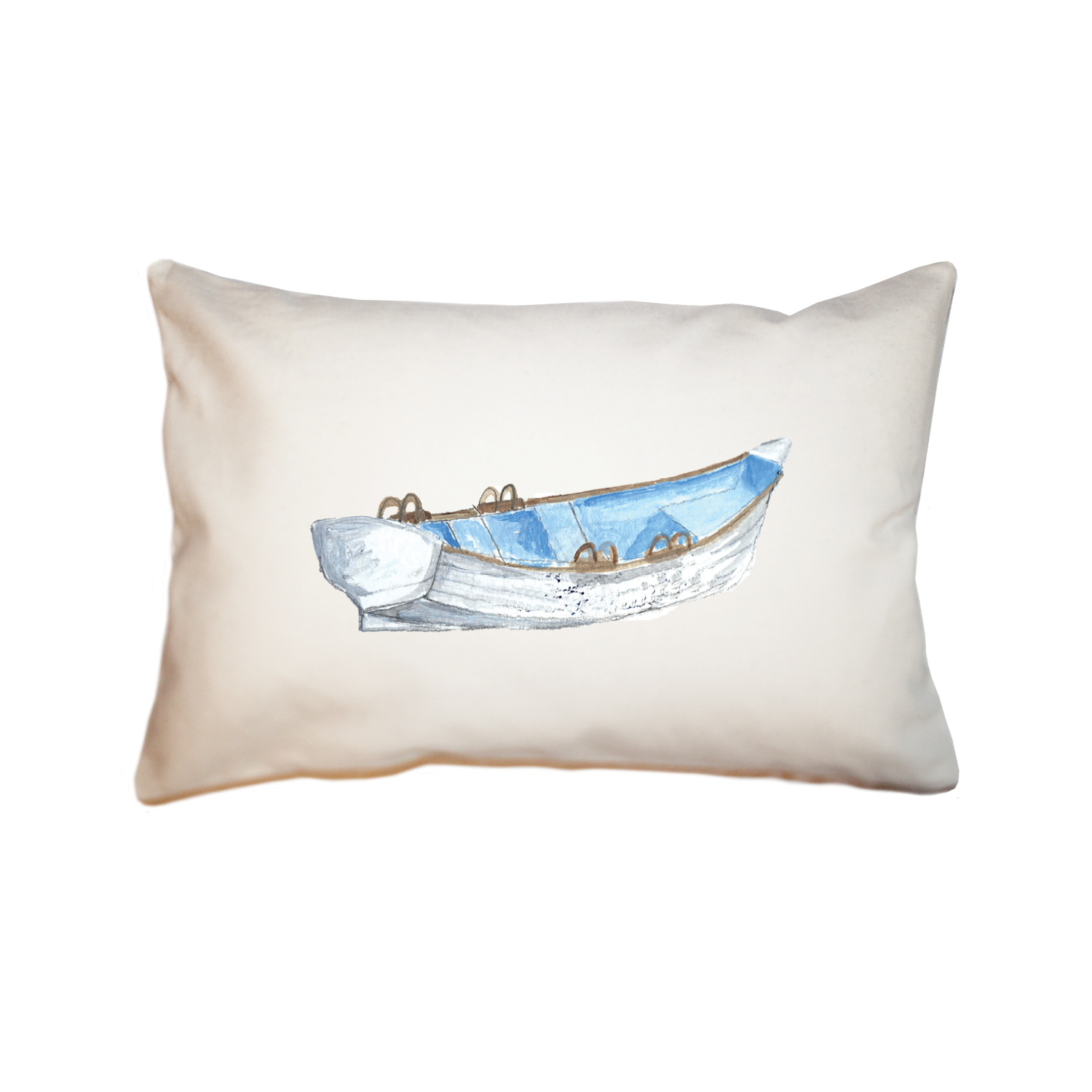 rescue boat large rectangle pillow