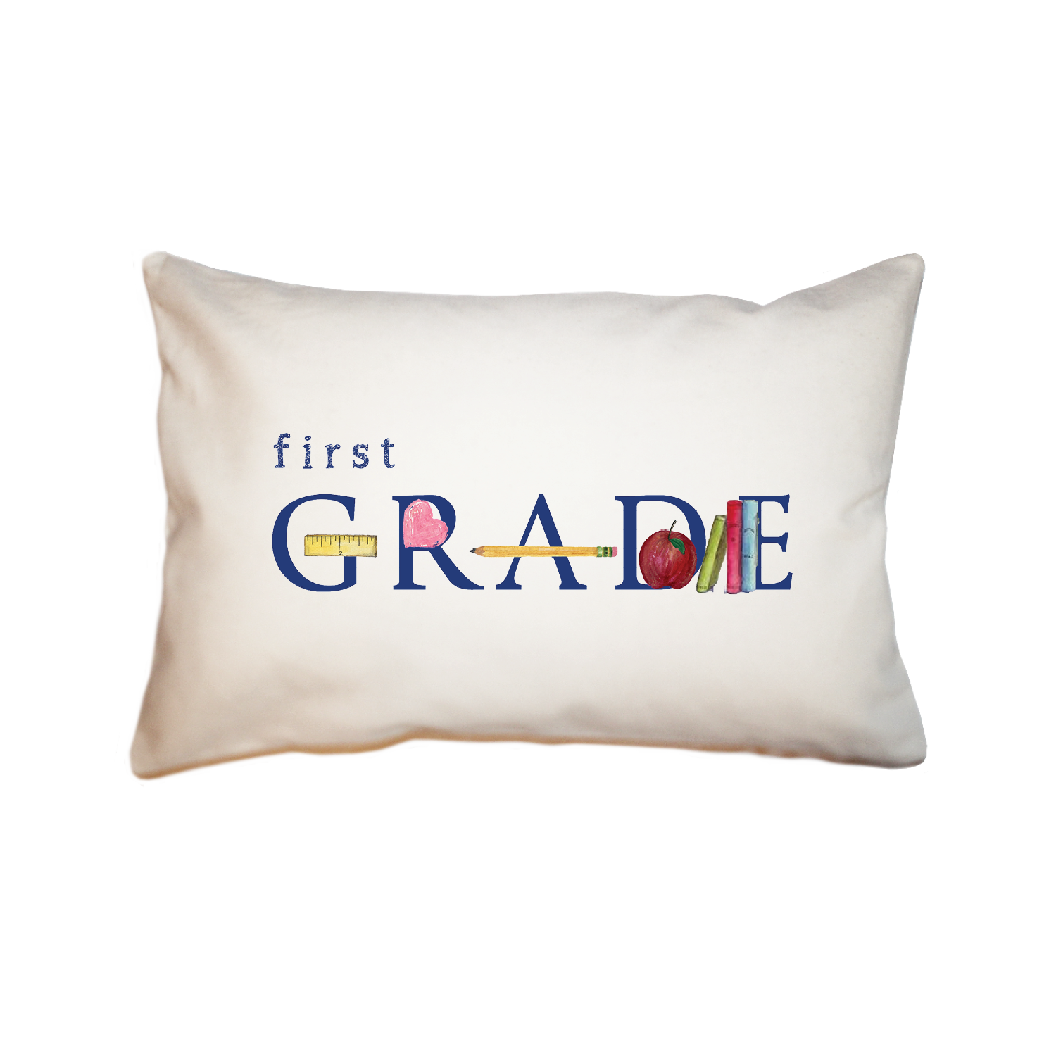 first grade large rectangle pillow
