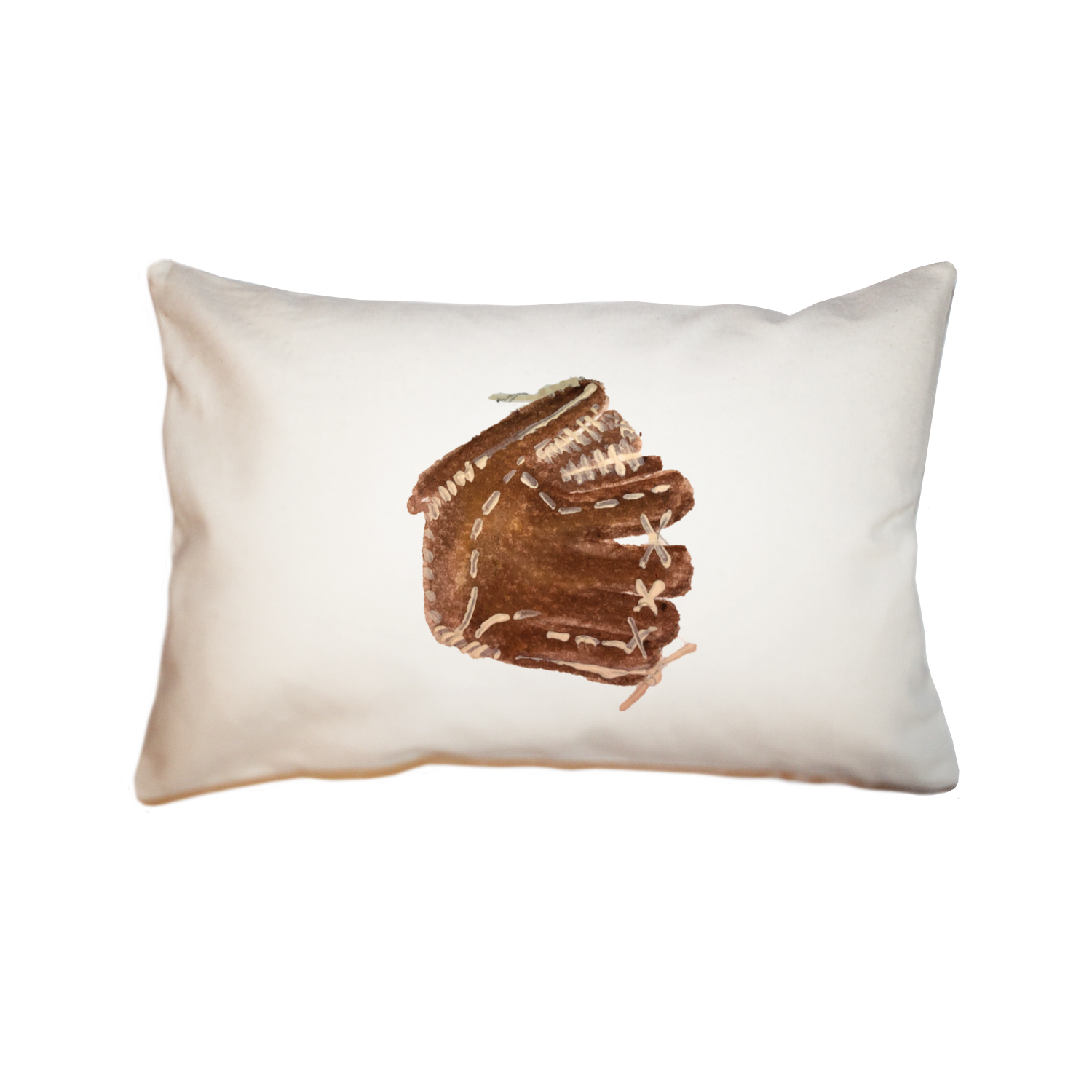 baseball glove large rectangle pillow