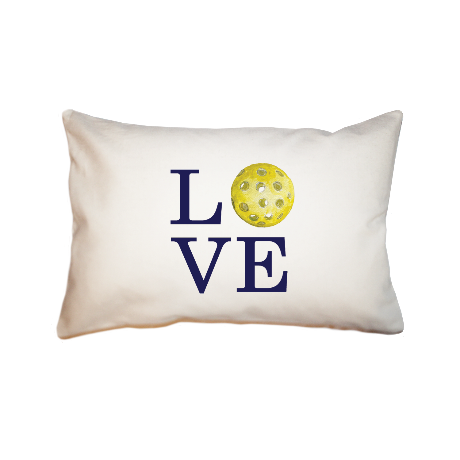 love pickleball large rectangle pillow