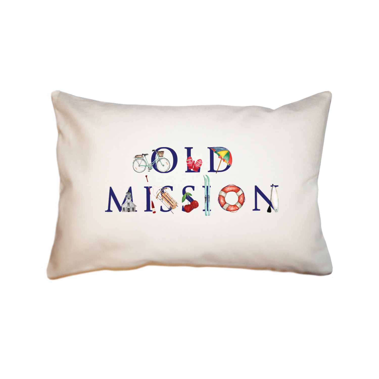 old mission large rectangle pillow