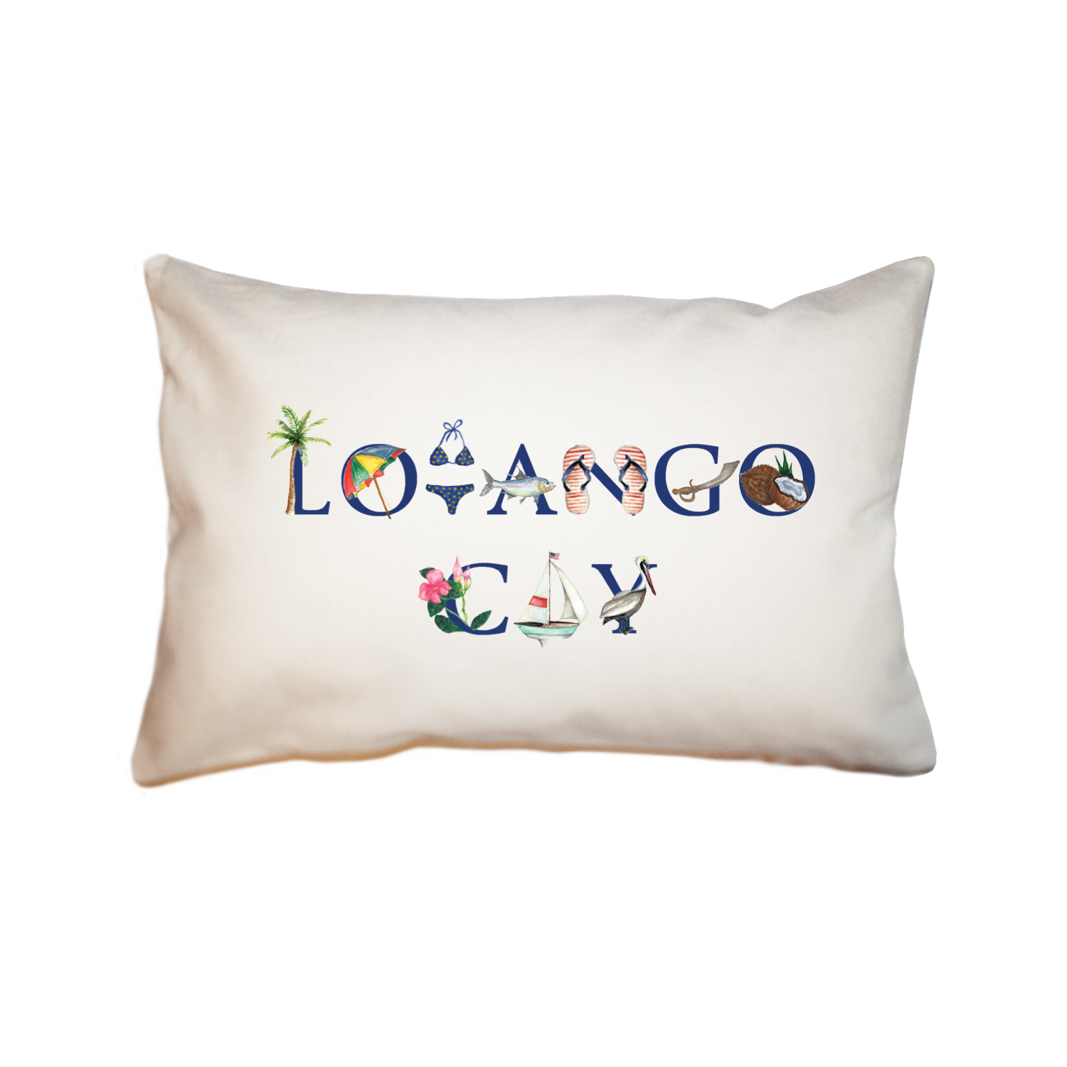 lovango cay large rectangle pillow