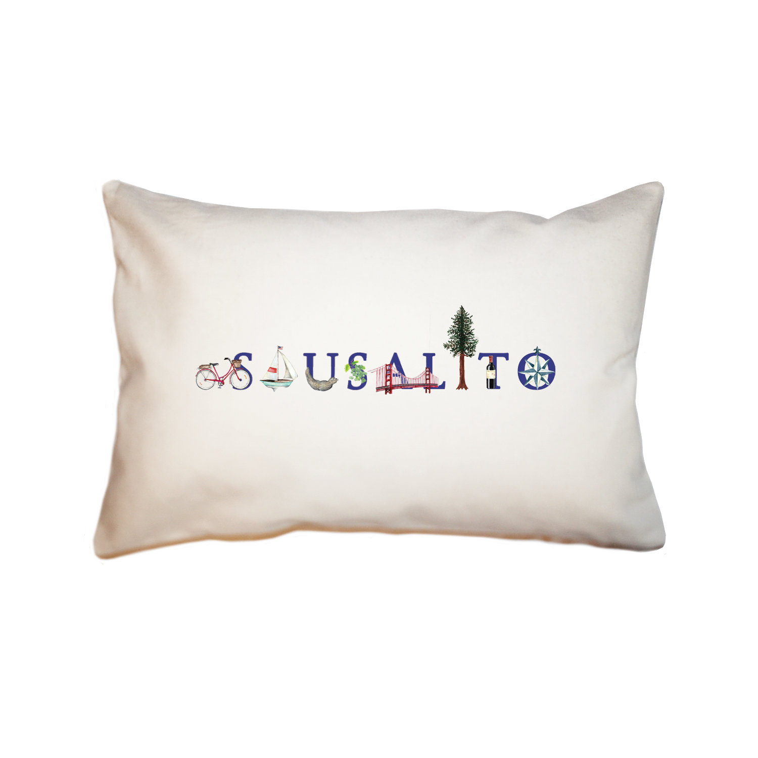 sausalito large rectangle pillow
