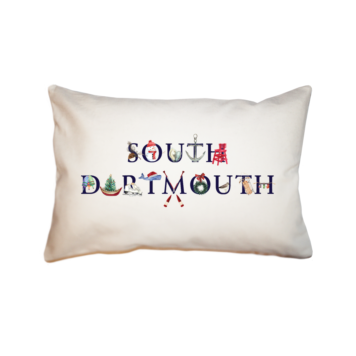 south dartmouth winter large rectangle pillow