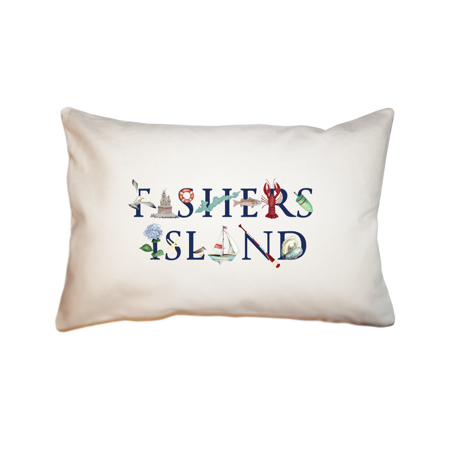 fishers island large rectangle pillow