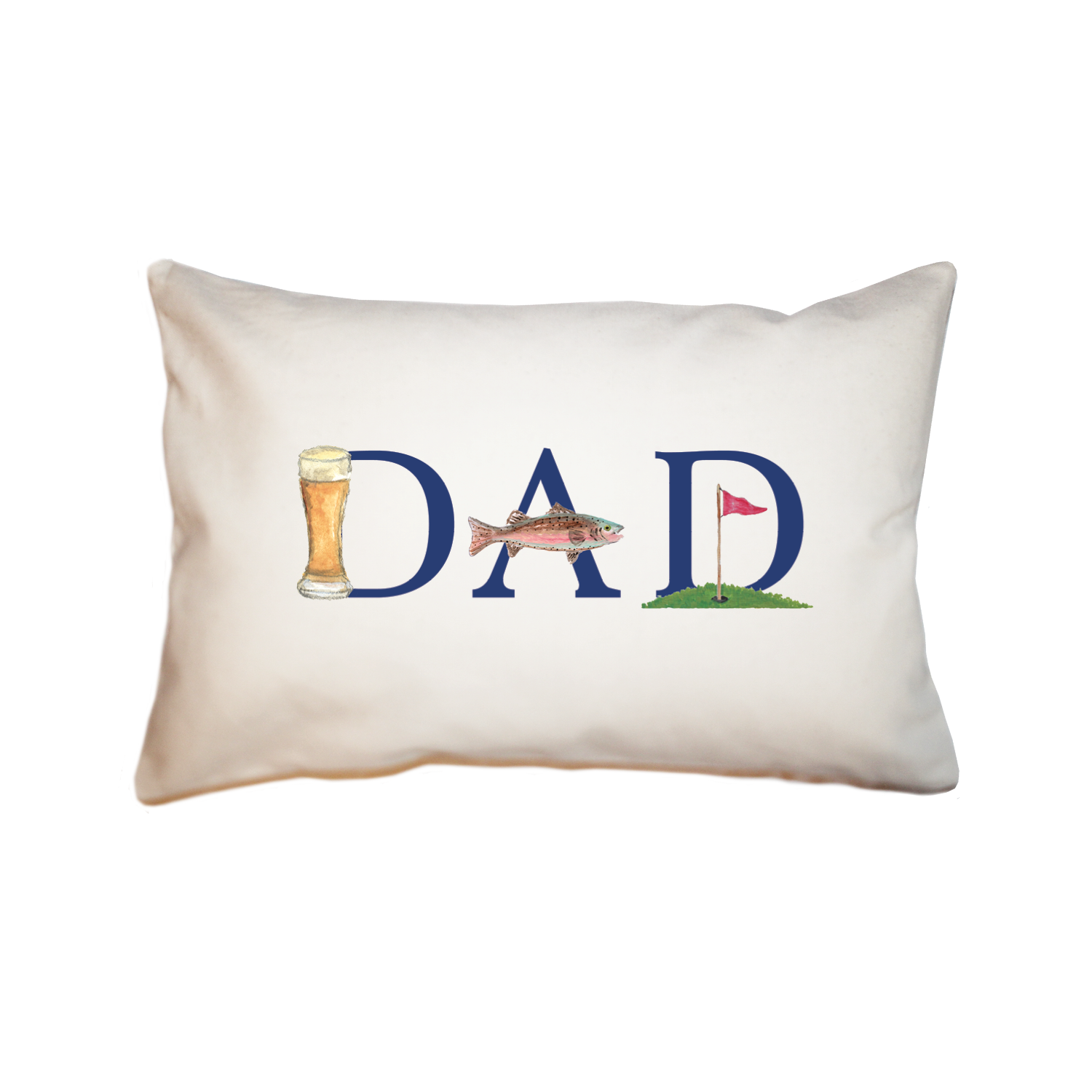 dad large rectangle pillow