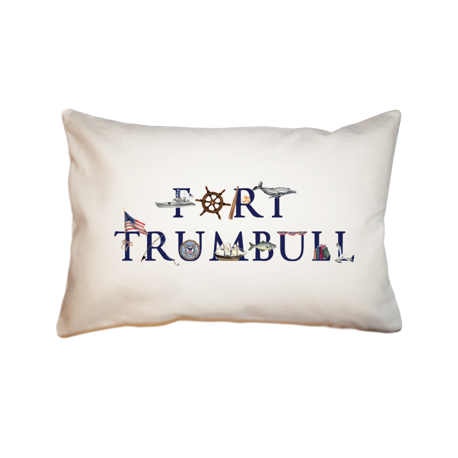 fort trumbull large rectangle pillow