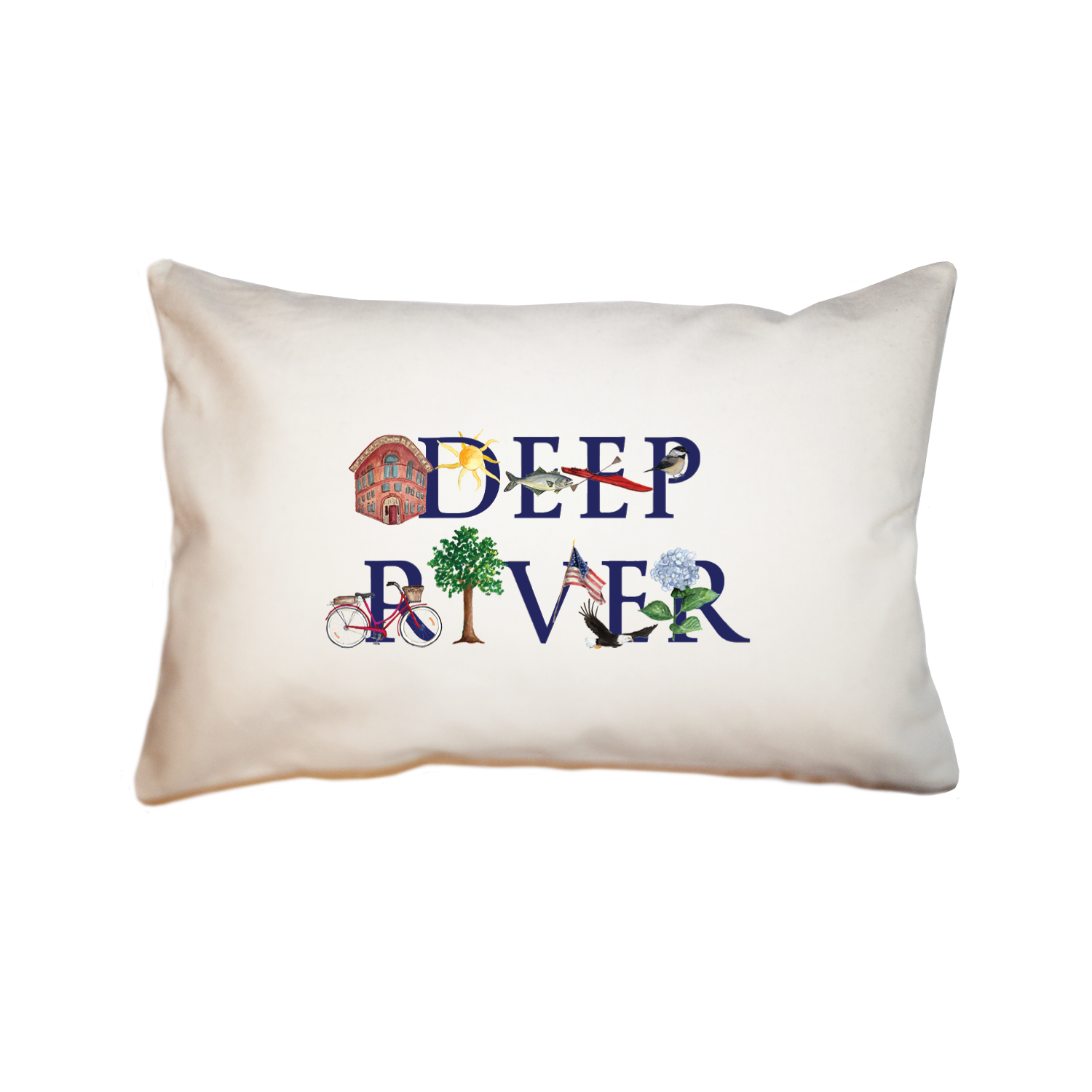 deep river large rectangle pillow