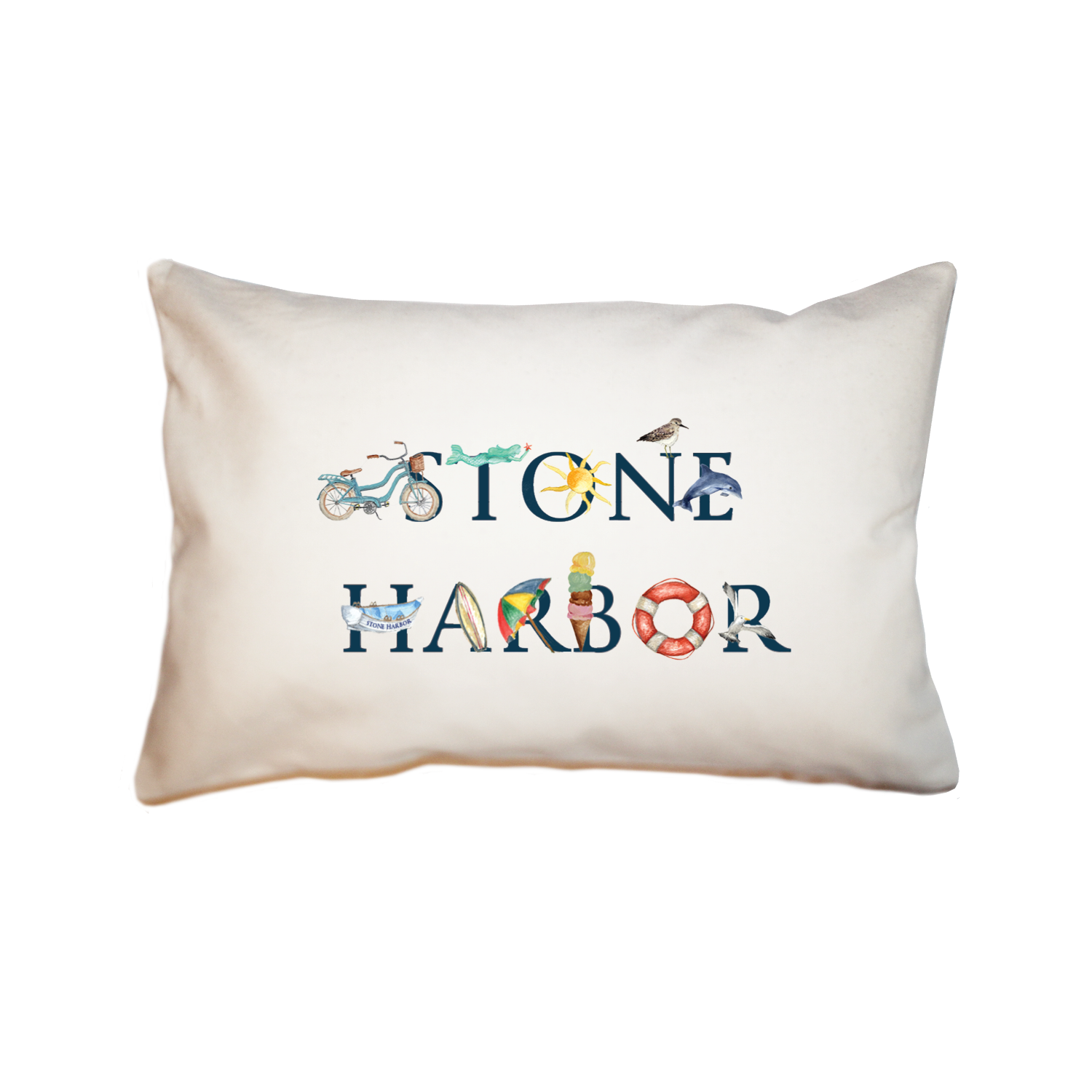 stone harbor large rectangle pillow