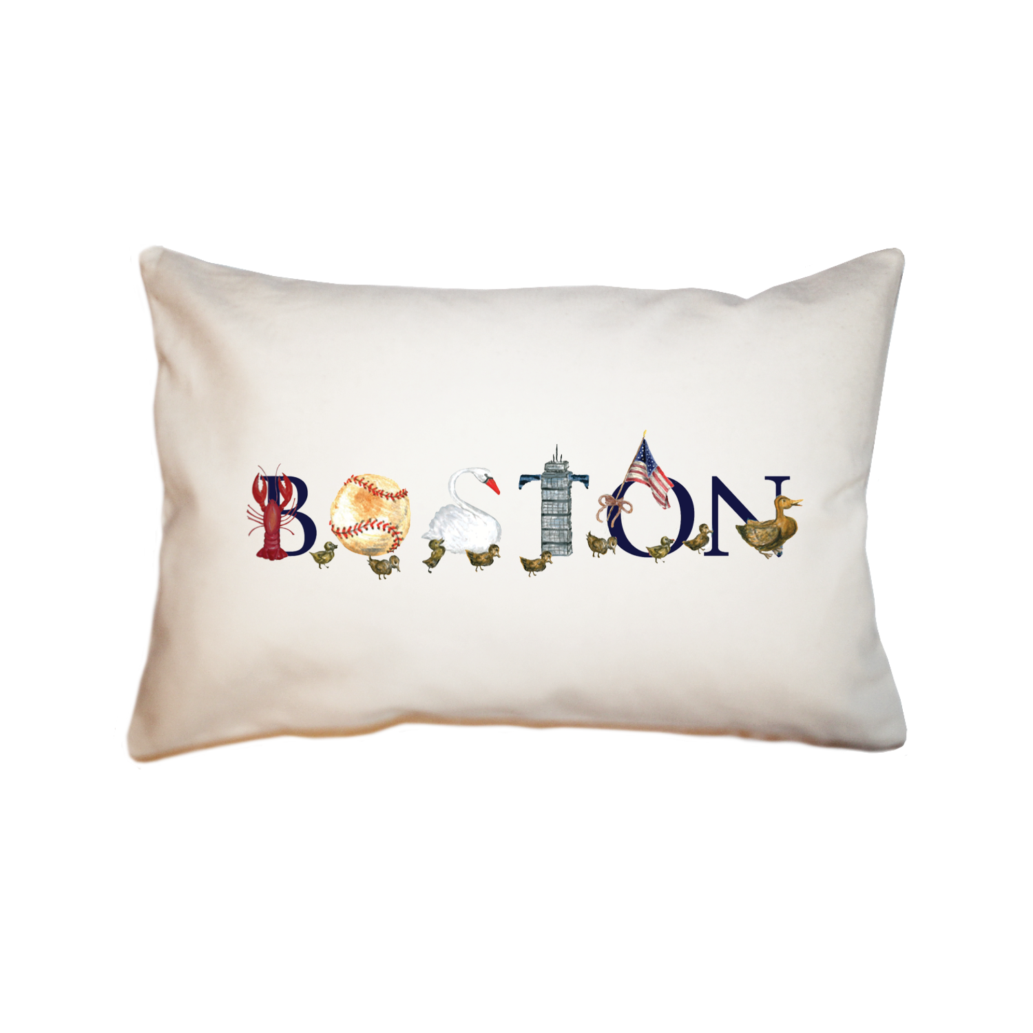 Boston large rectangle pillow