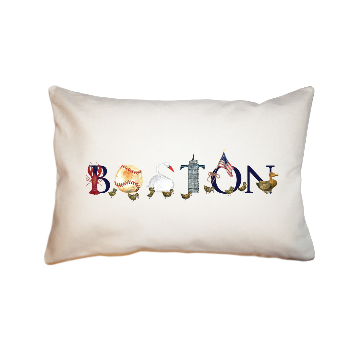 Boston large rectangle pillow Tina Labadini Designs