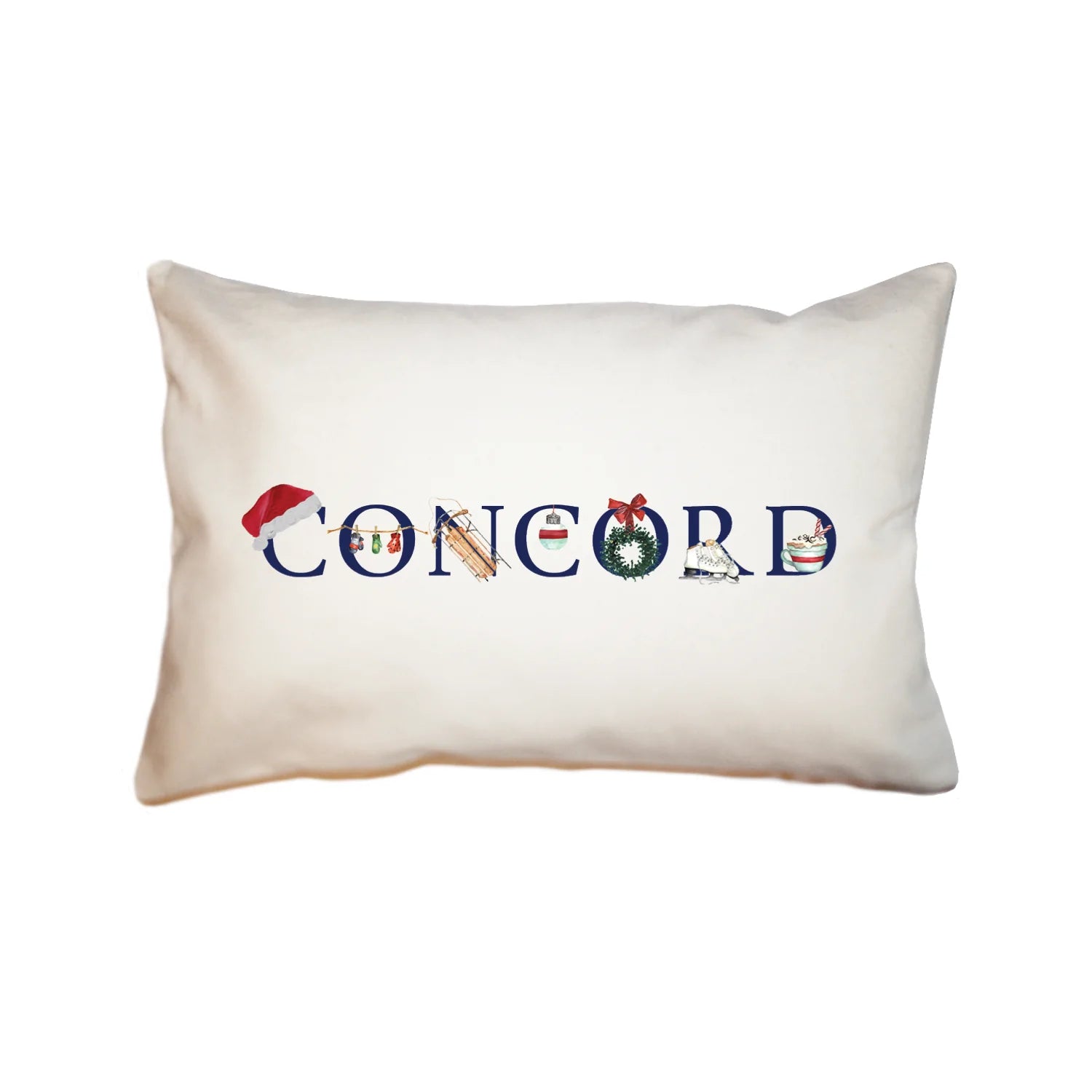 concord winter large rectangle pillow