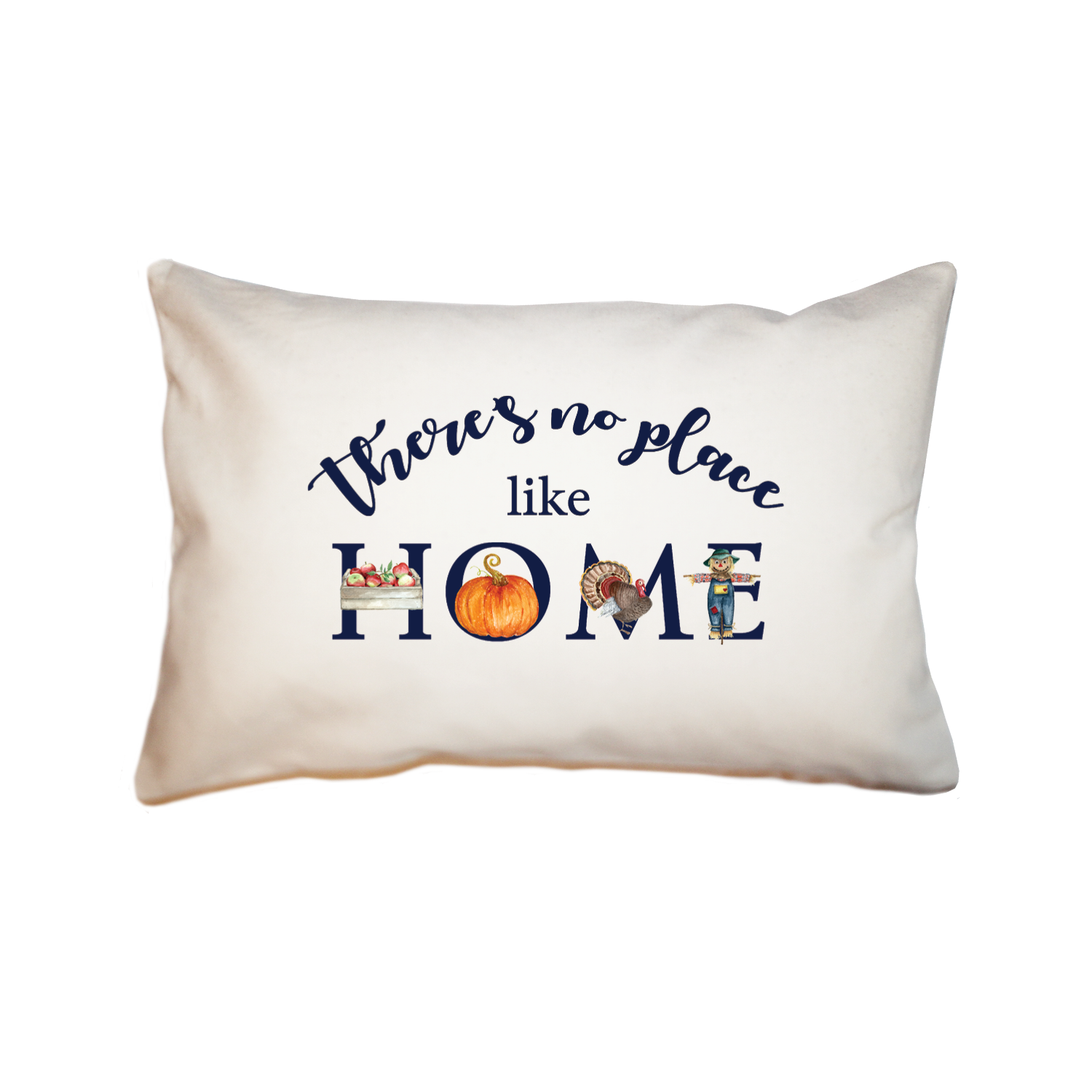 no place like home fall large rectangle pillow