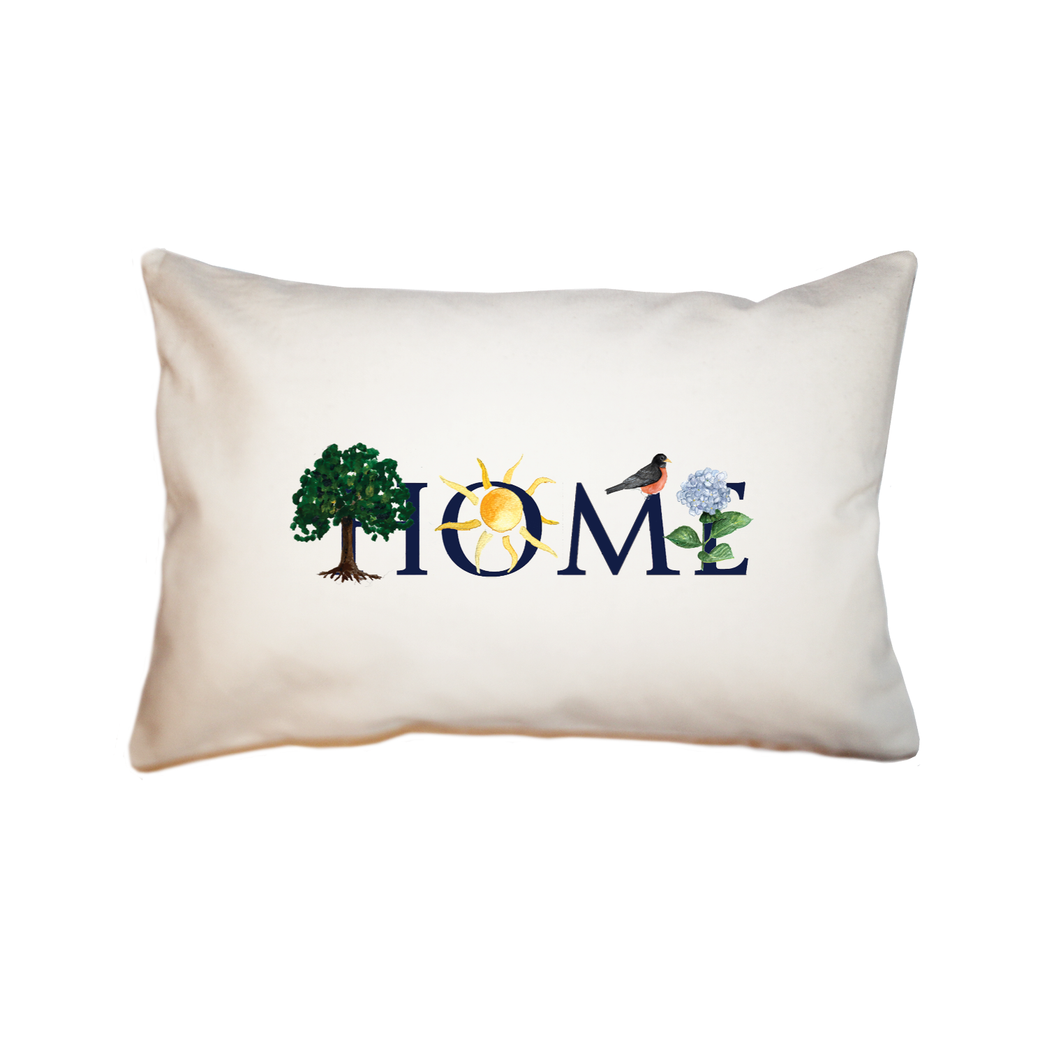 home summer large rectangle pillow
