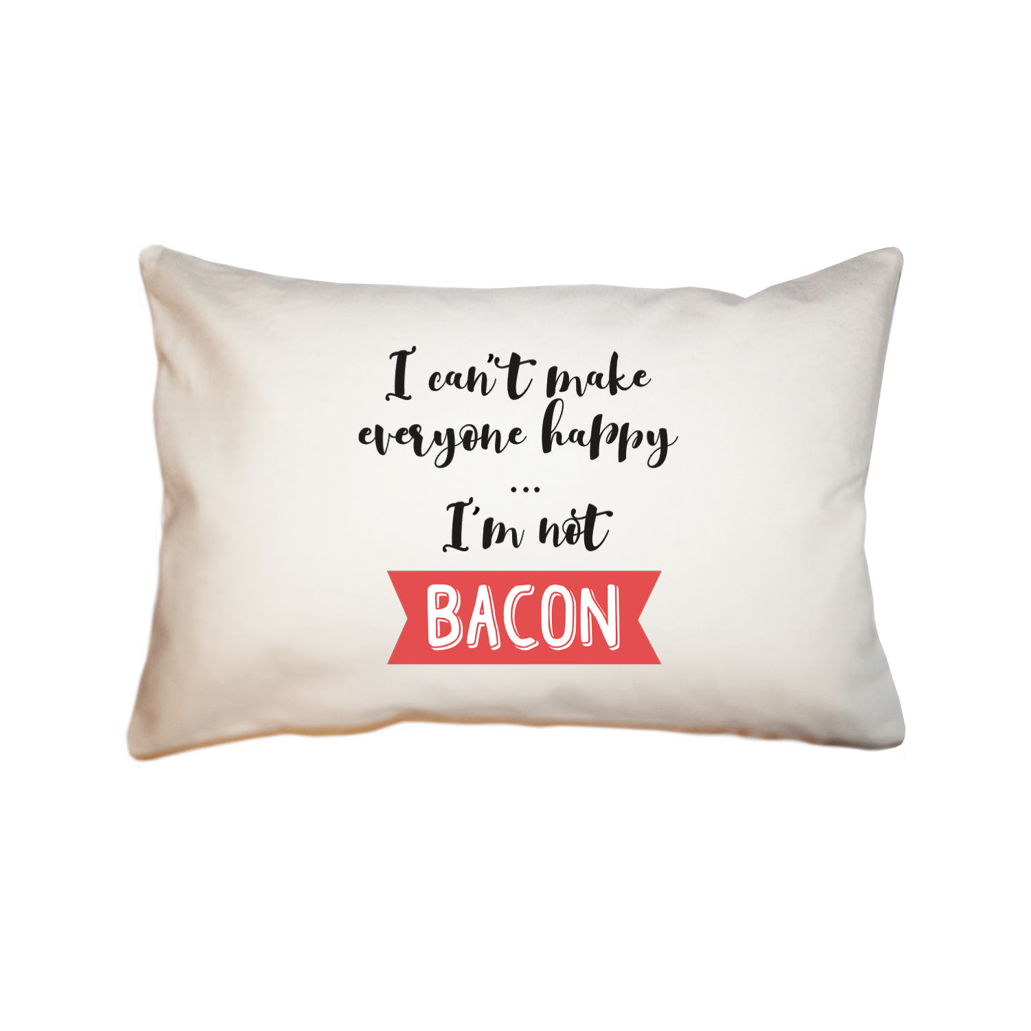 bacon large rectangle pillow