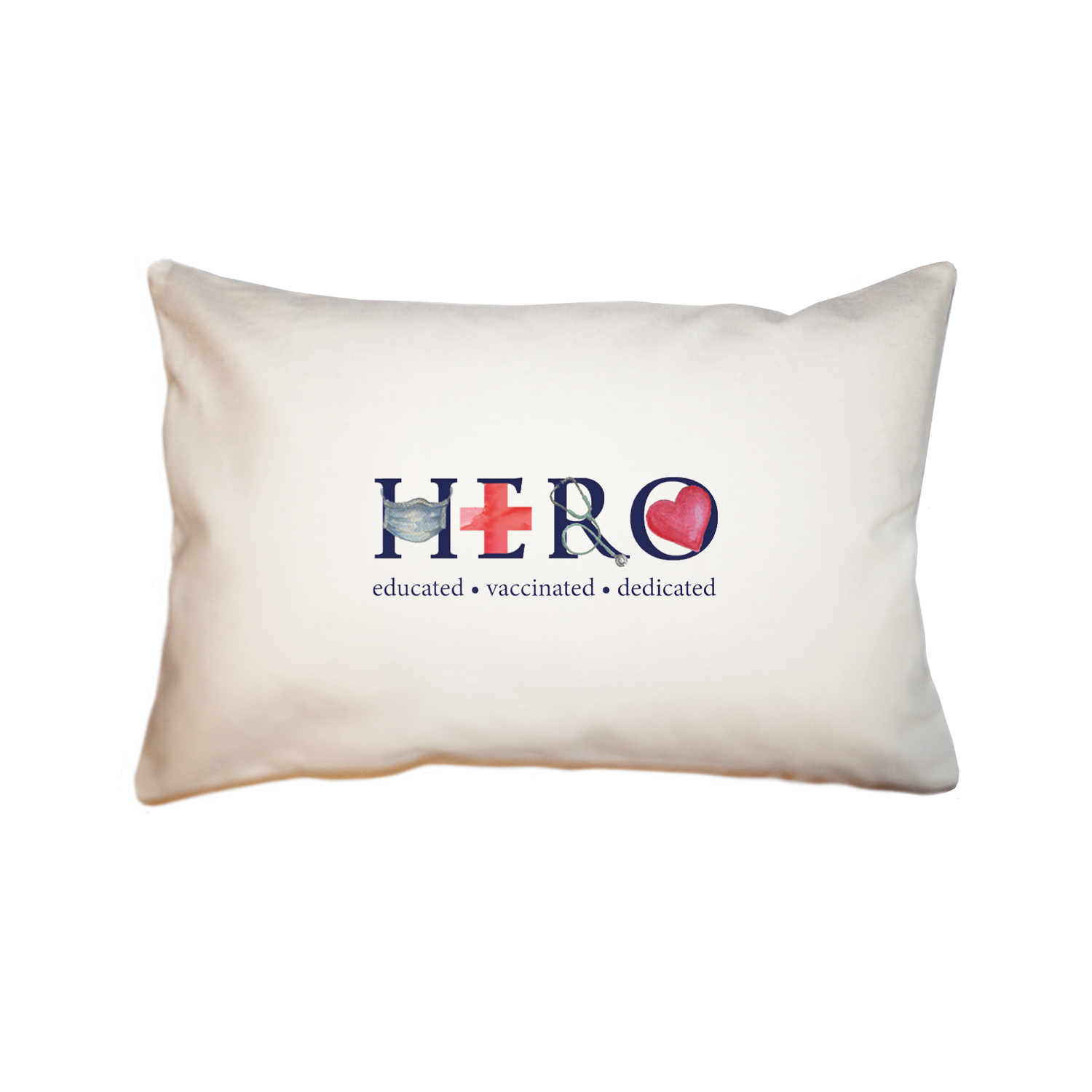 vaccine hero large rectangle pillow