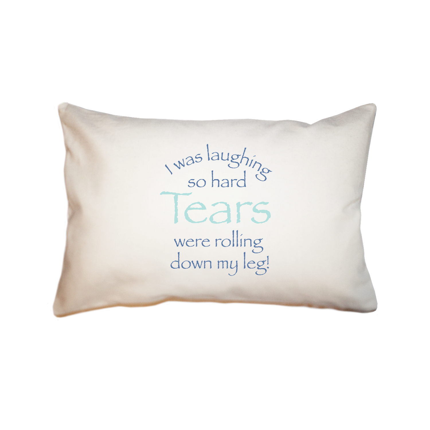 laughing so hard large rectangle pillow