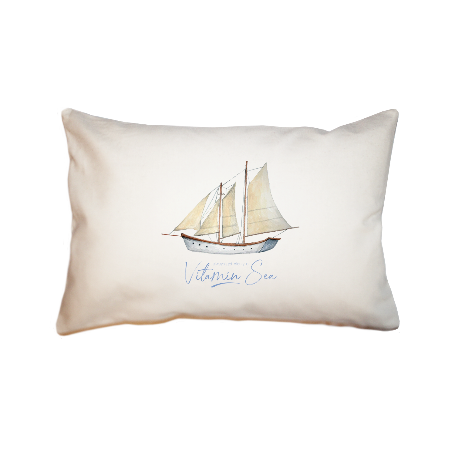 vitamin sea large rectangle pillow