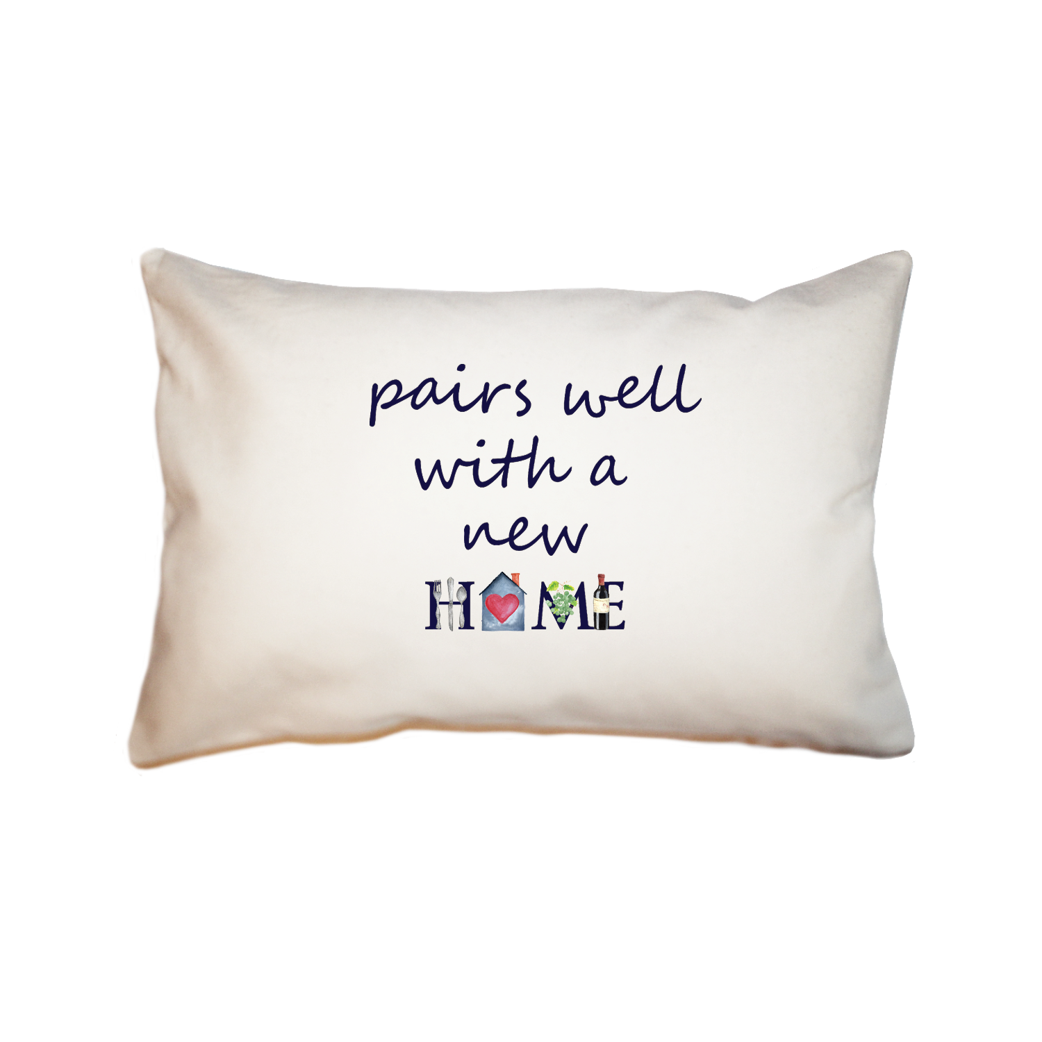 pairs well with a new home large rectangle pillow