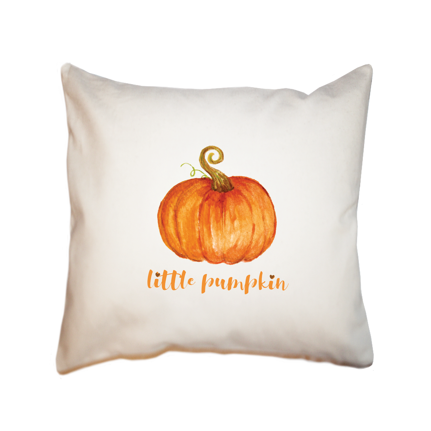 little pumpkin square pillow