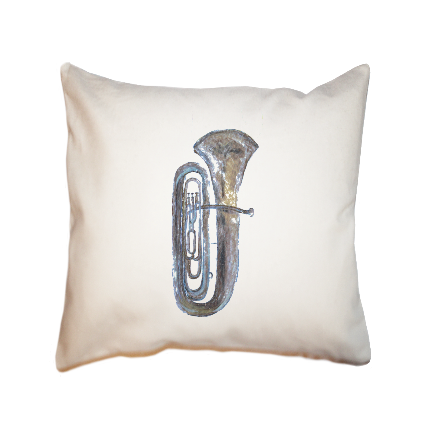 tuba square pillow