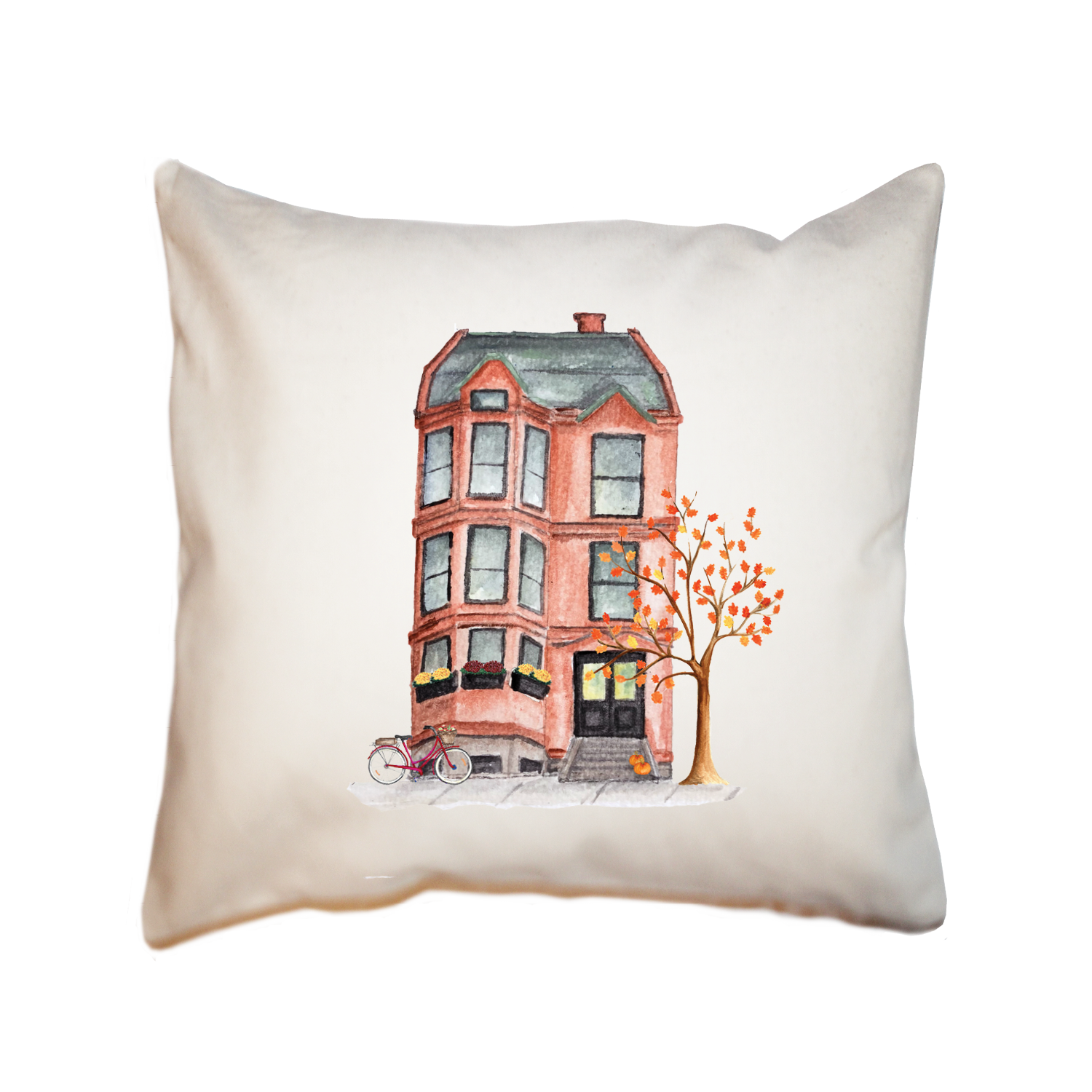 brownstone fall square pillow