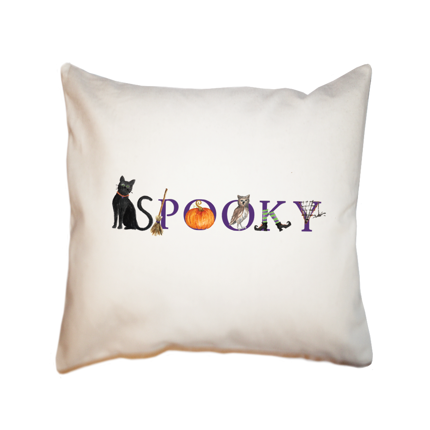 spooky square pillow