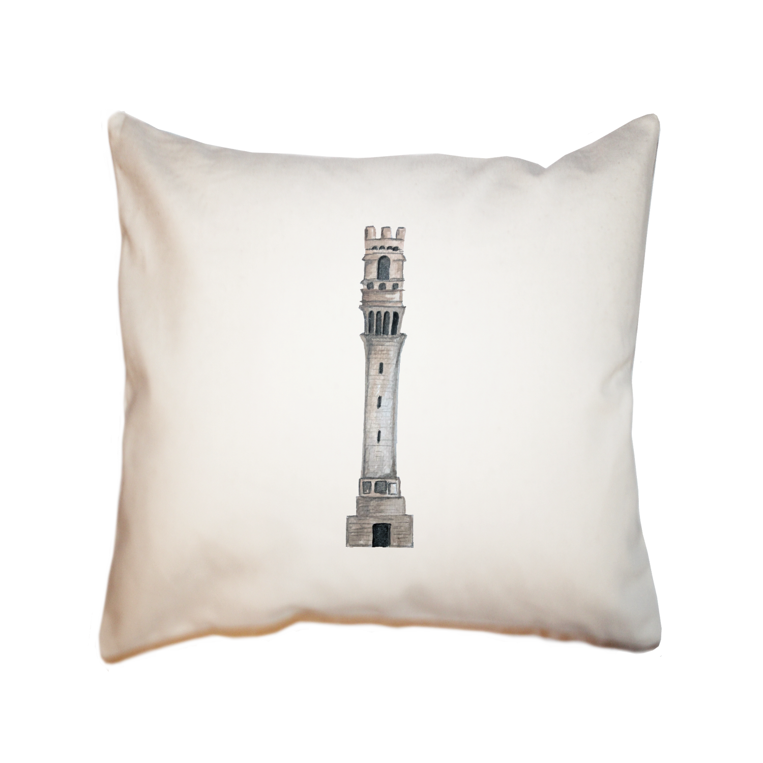 provincetown tower square pillow