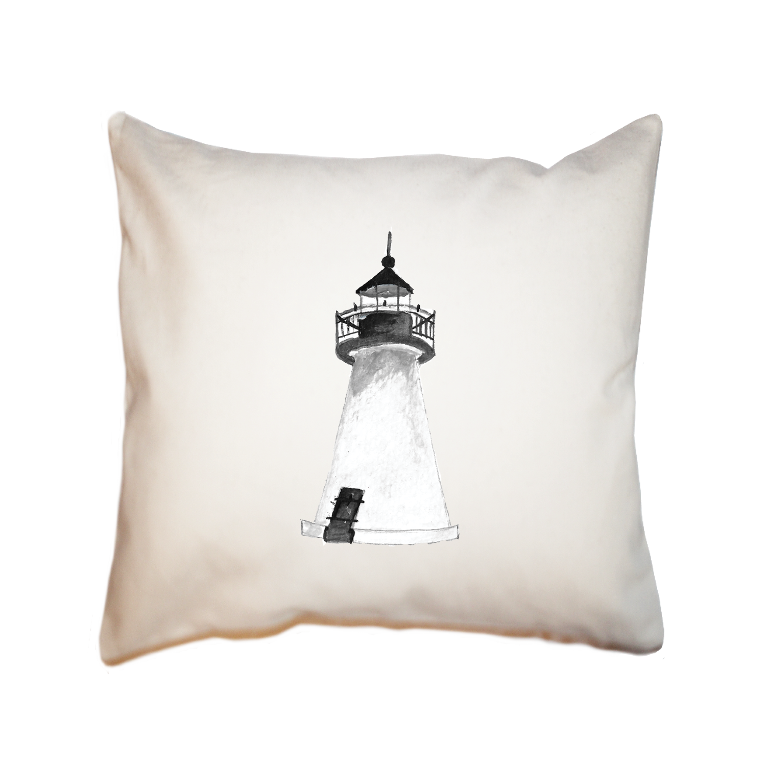 mattapoisett lighthouse square pillow