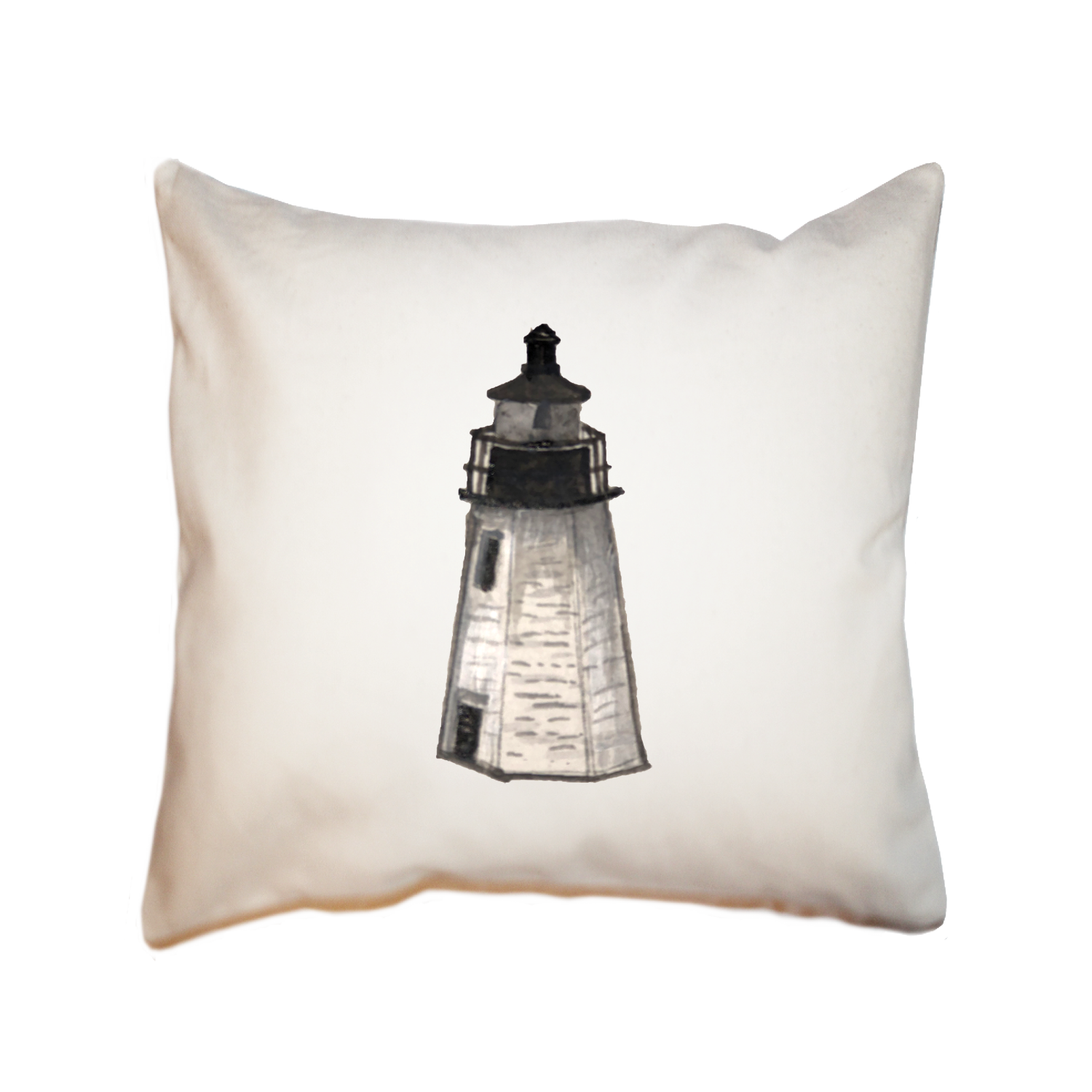 newport lighthouse square pillow