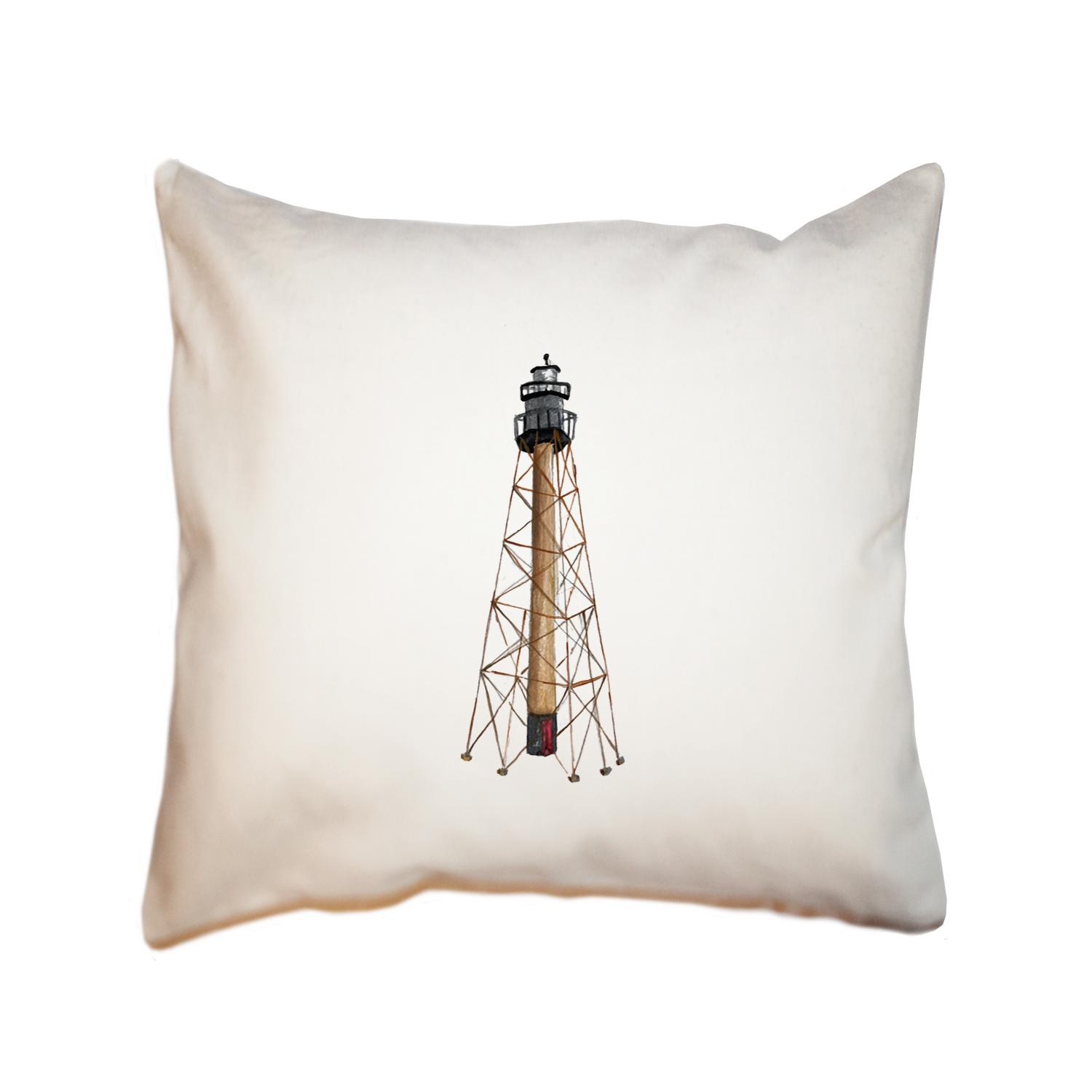 marblehead lighthouse square pillow