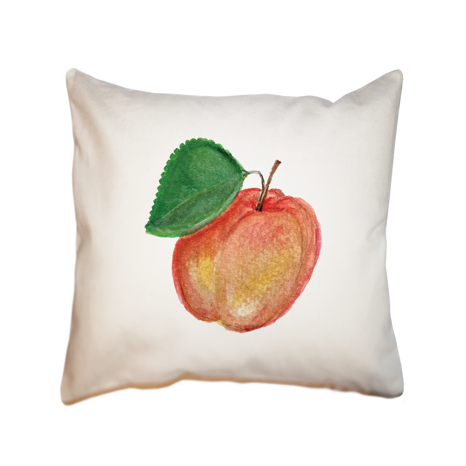 apricot square pillow