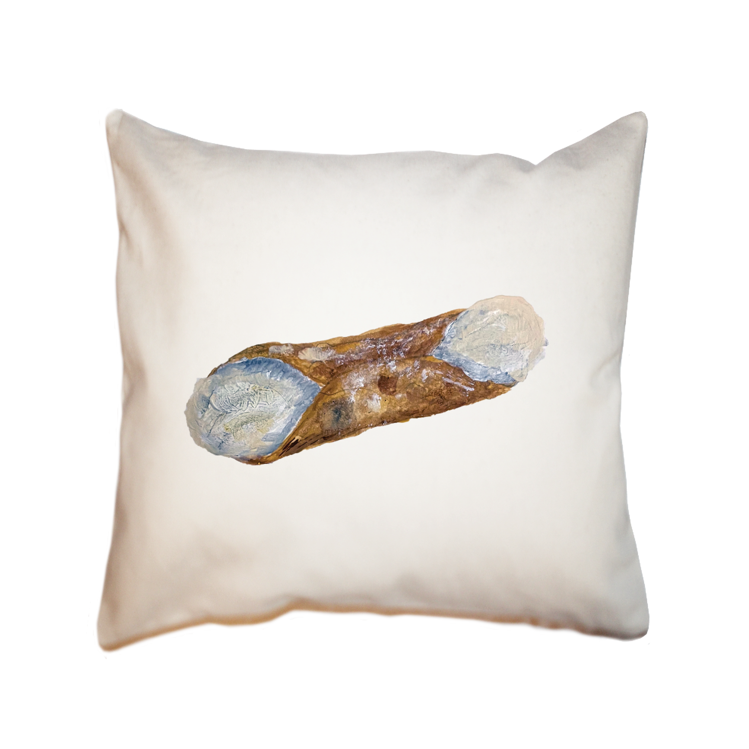 cannoli square pillow