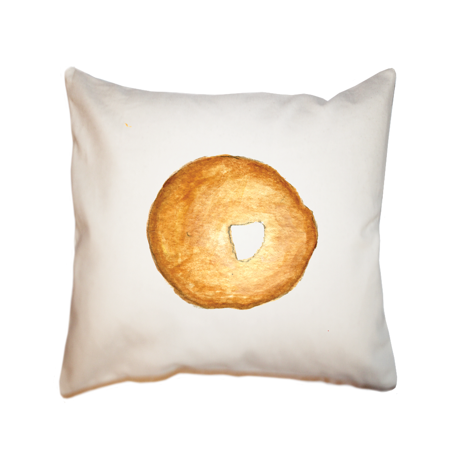 bagel square pillow