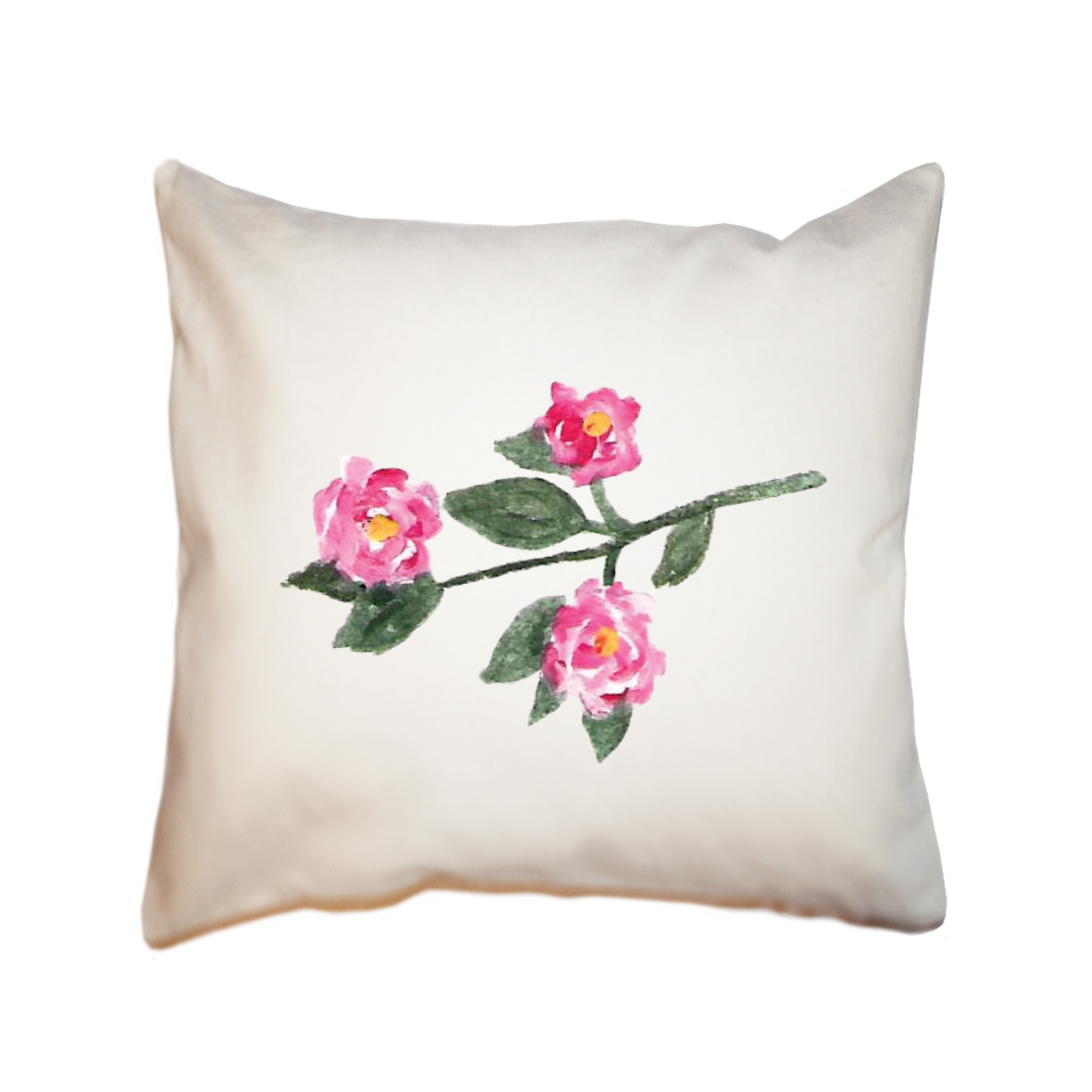 camellia square pillow