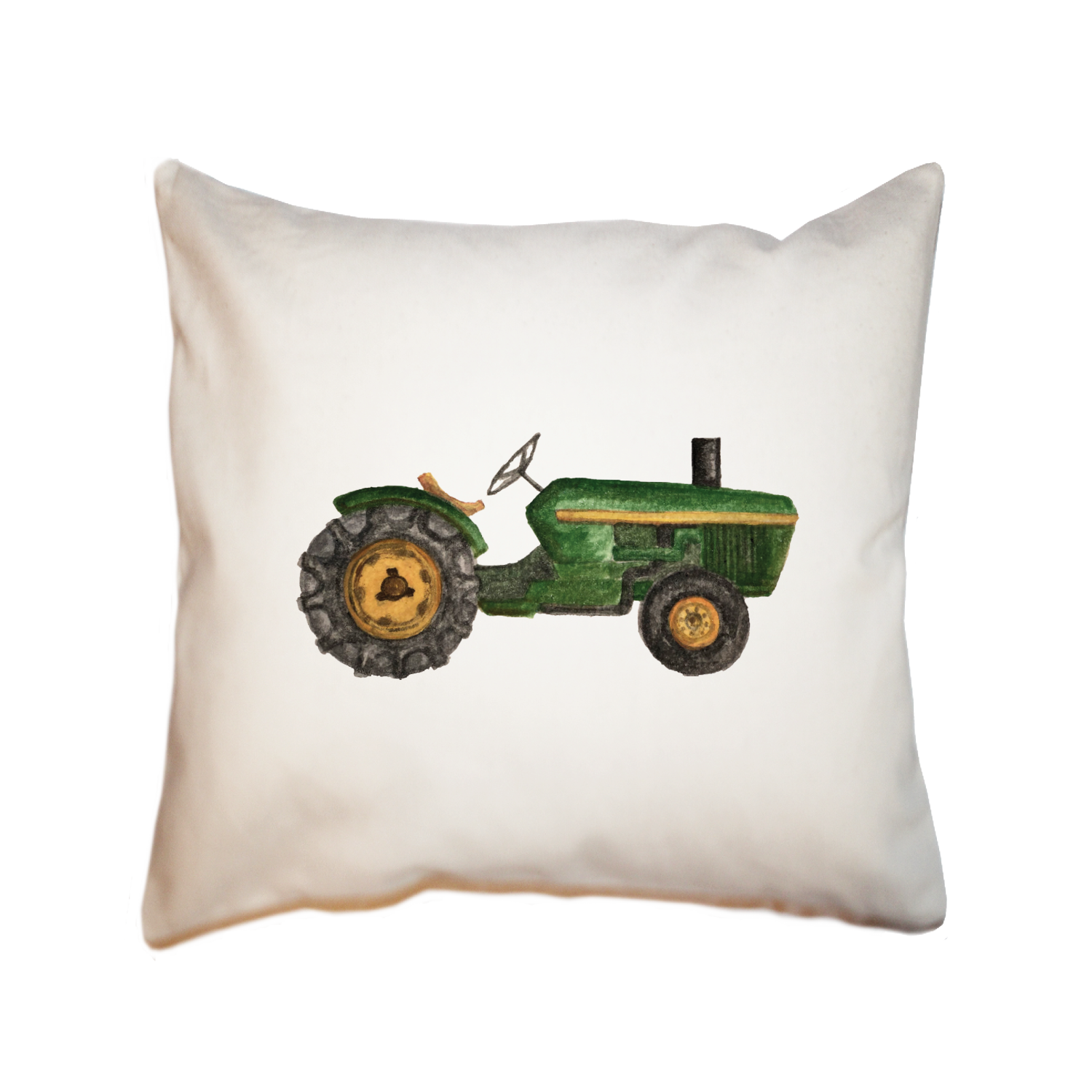 tractor square pillow