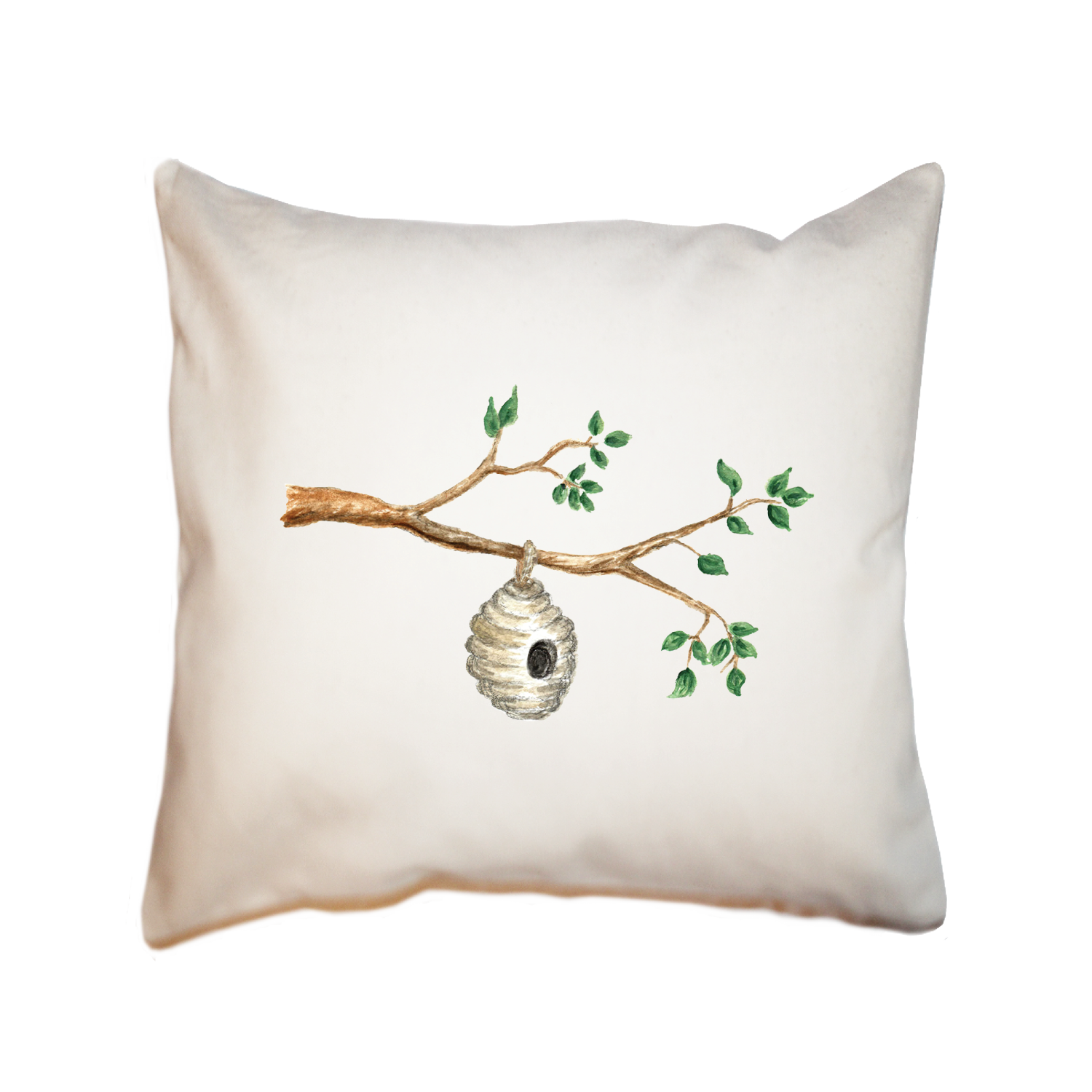 beehive square pillow