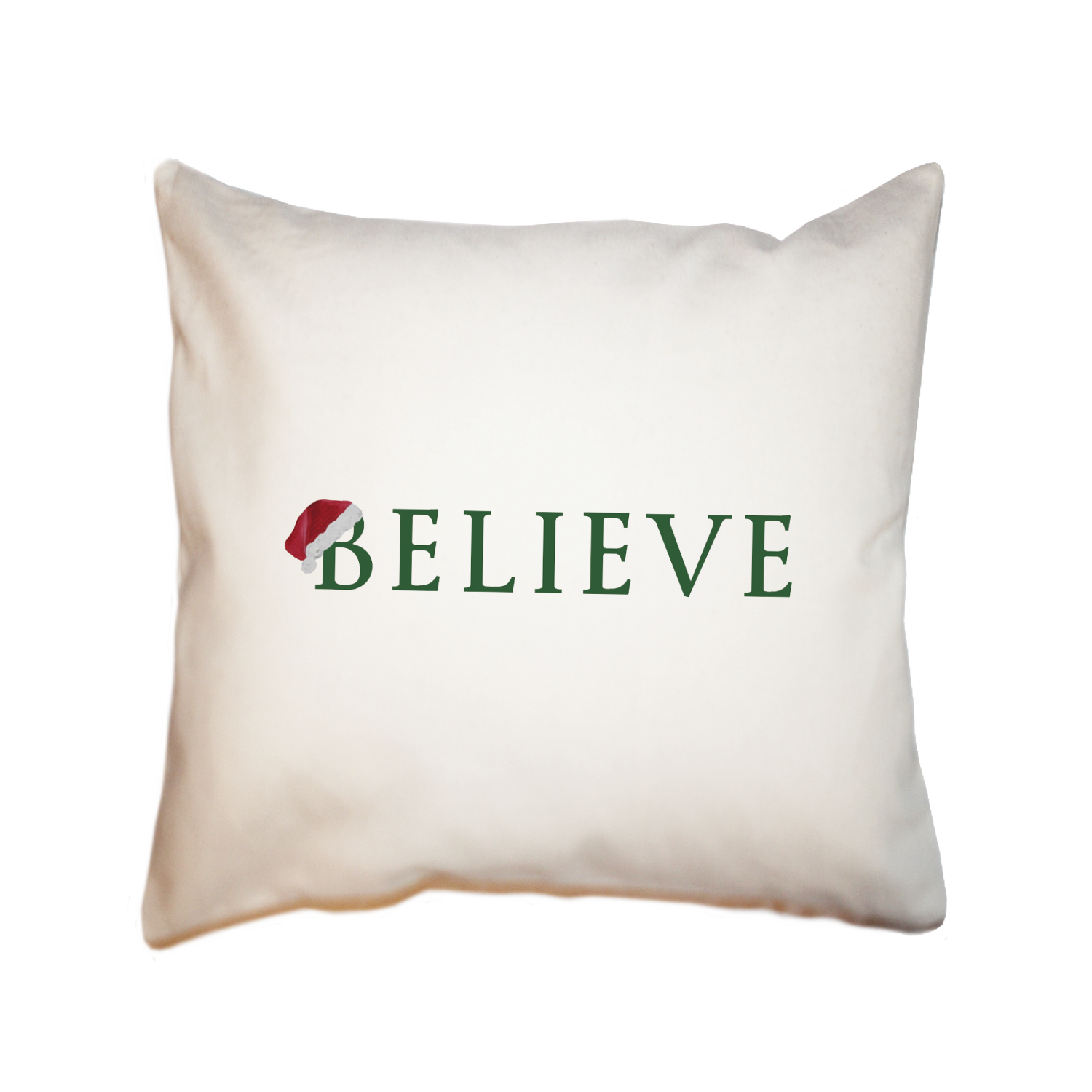 believe square pillow