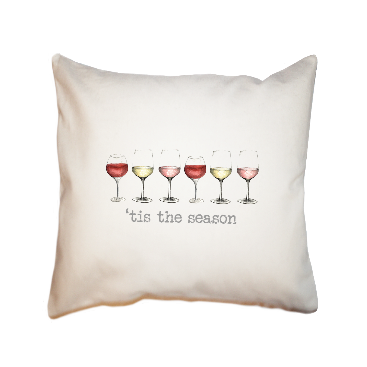 tis the season square pillow