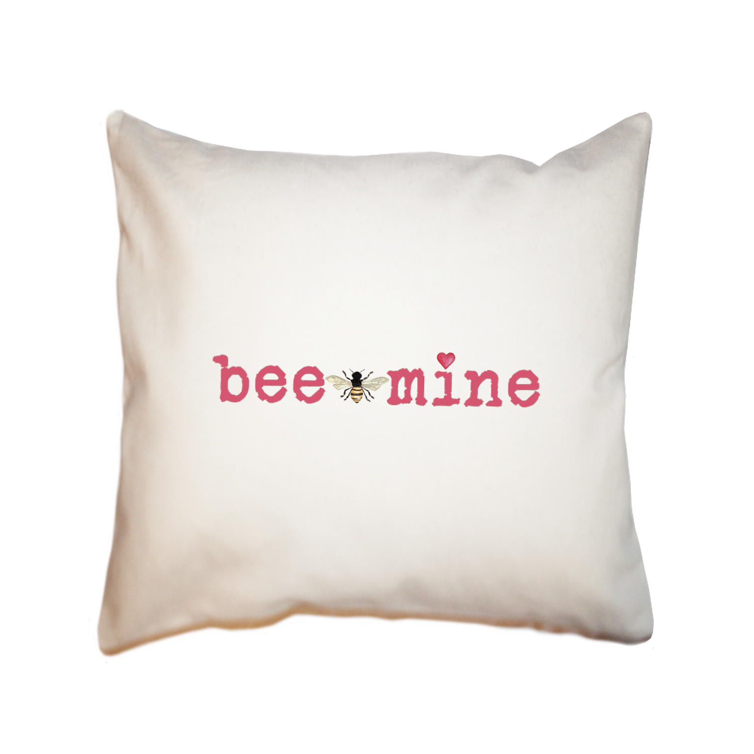 bee mine square pillow